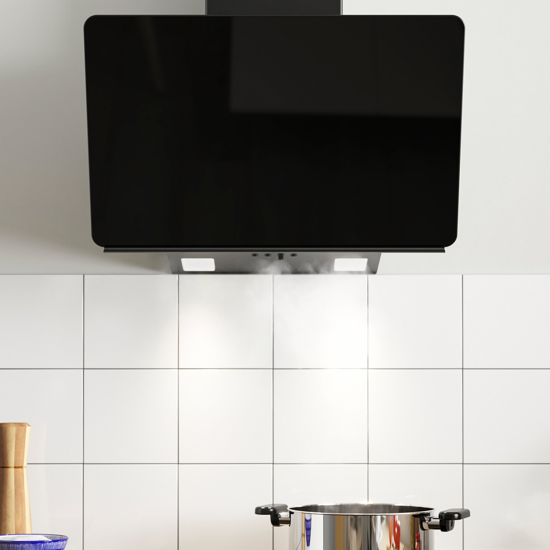 STACKBO, wall mounted extractor hood/IKEA 300, 55 cm, 606.125.49