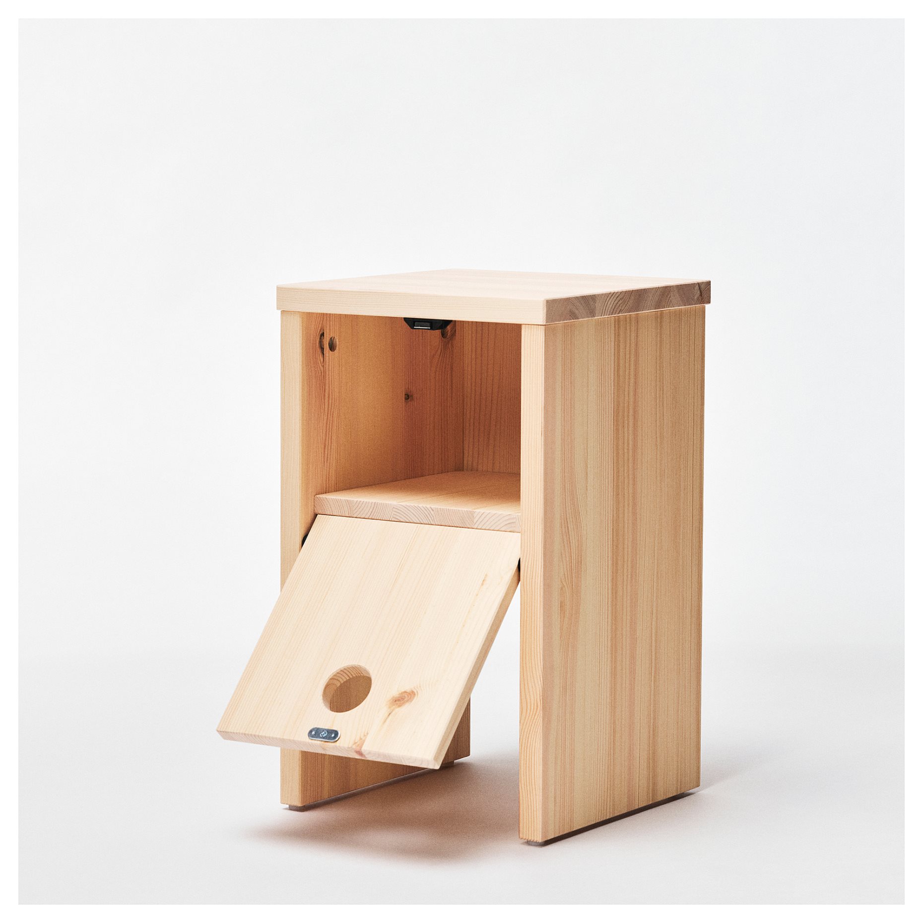 IKEA PS 2026, κομοδίνο με πτυσσόμενη πόρτα, 30x30x50 cm, 606.199.42
