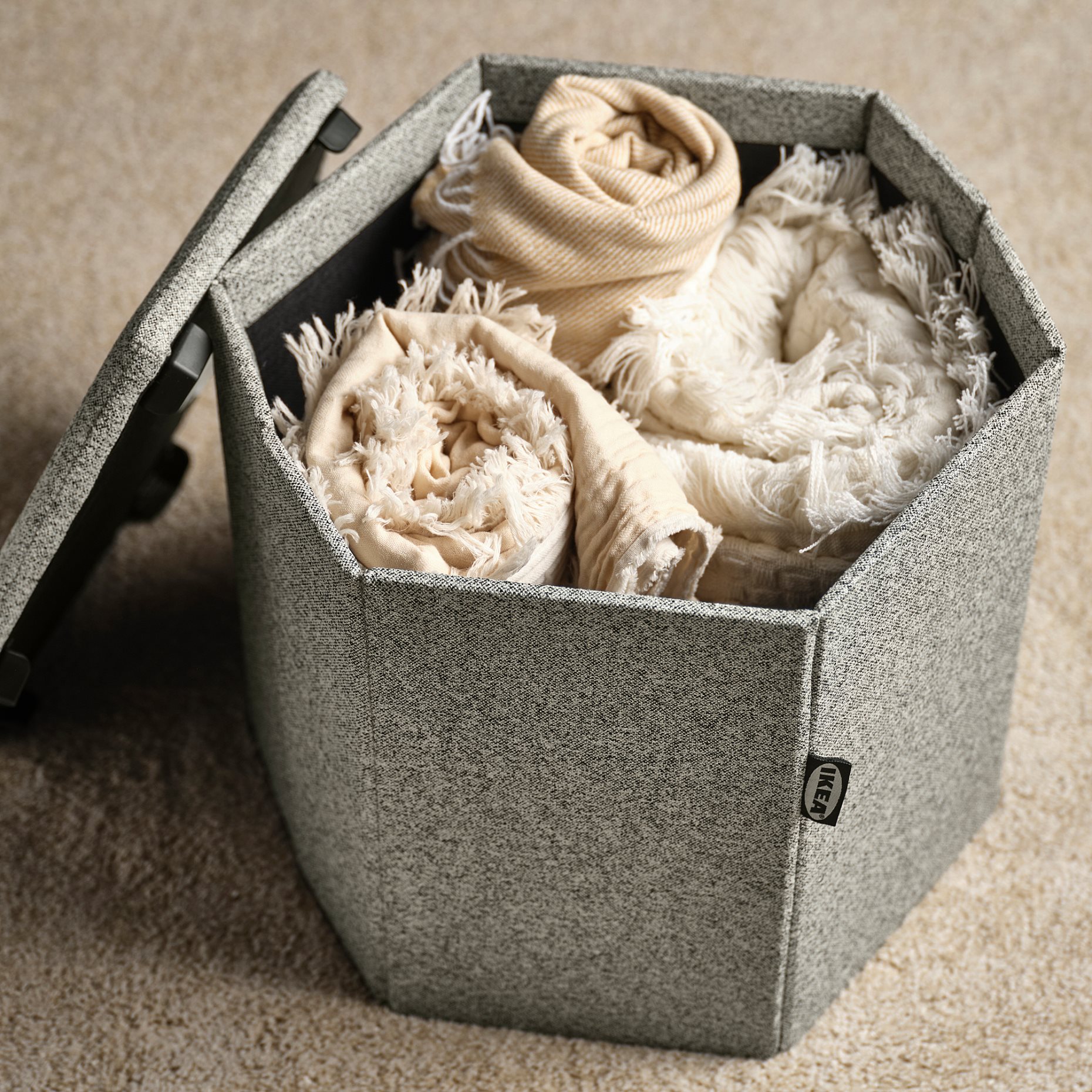 KJUGE, pouffe with storage, 606.296.77