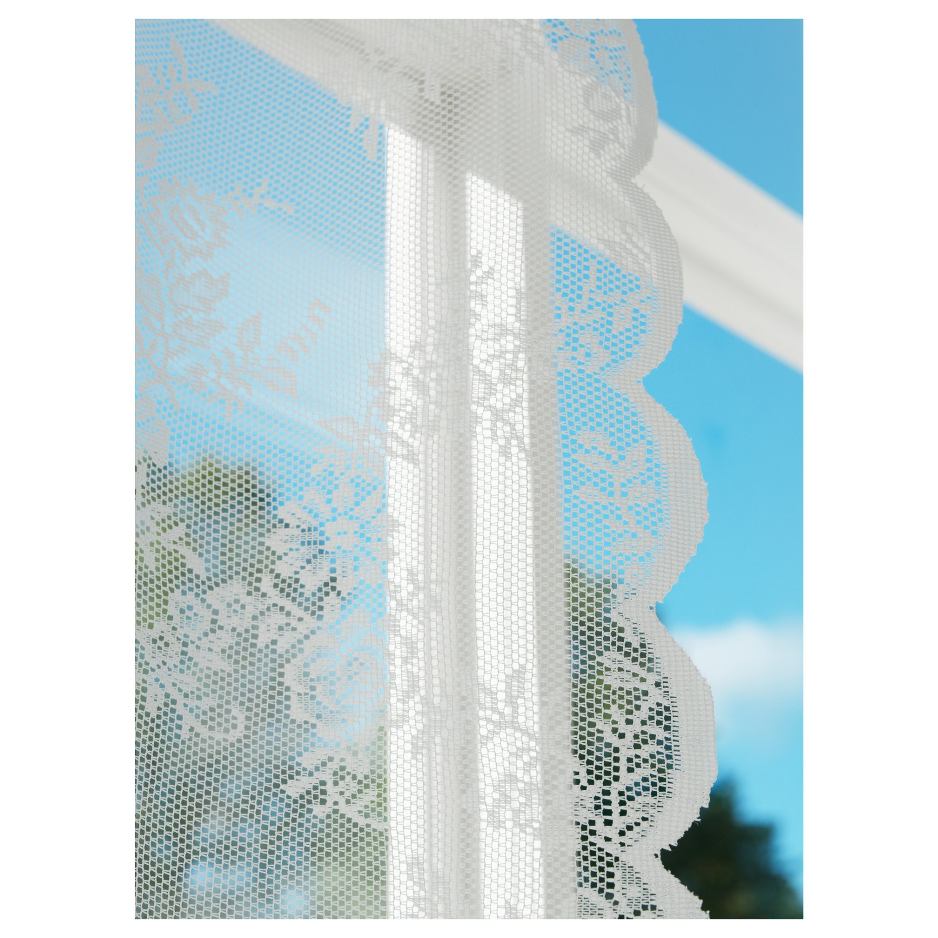 ALVINESPETS, net curtains with heading tape/1 pair, 145x280 cm, 606.371.49