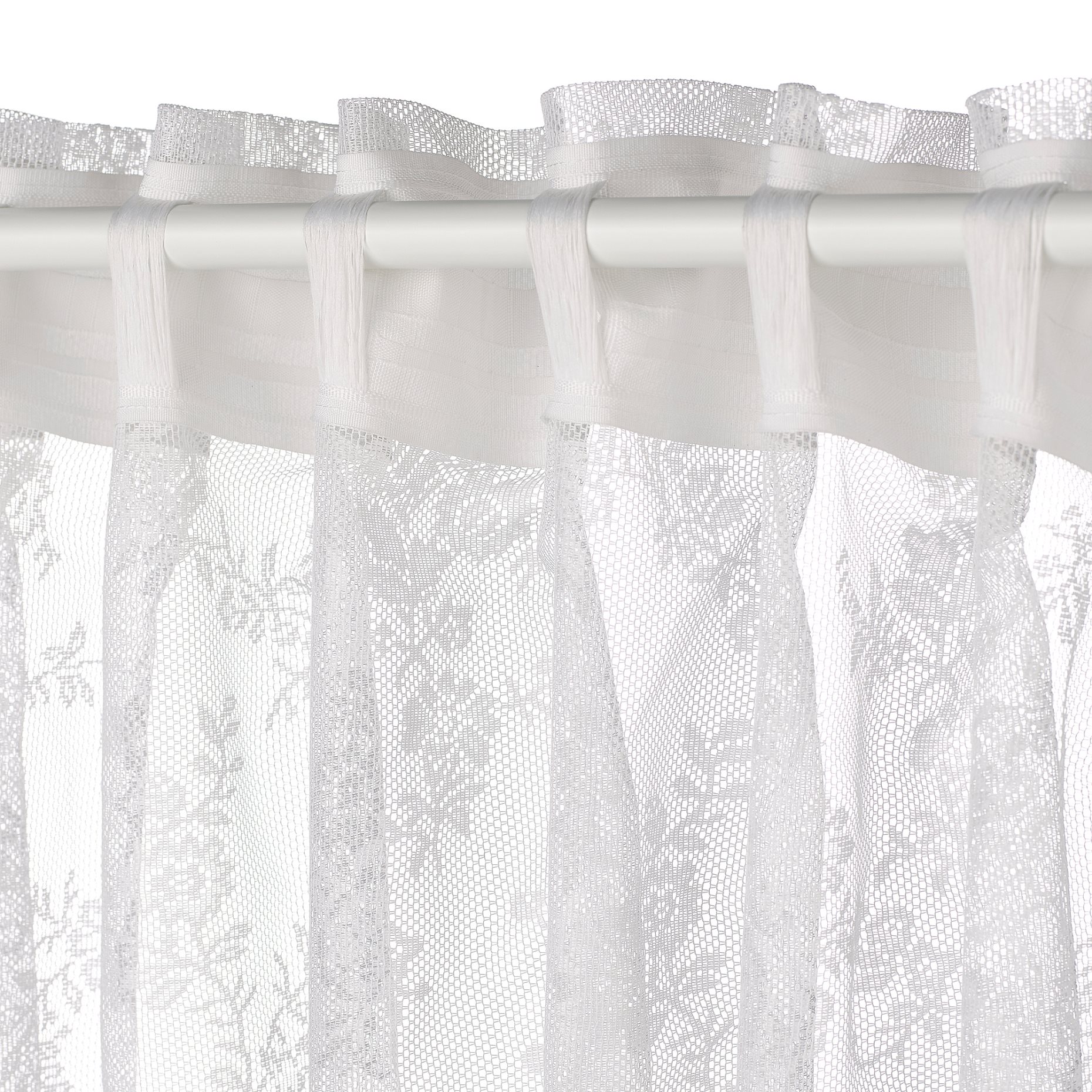 ALVINESPETS, net curtains with heading tape/1 pair, 145x280 cm, 606.371.49