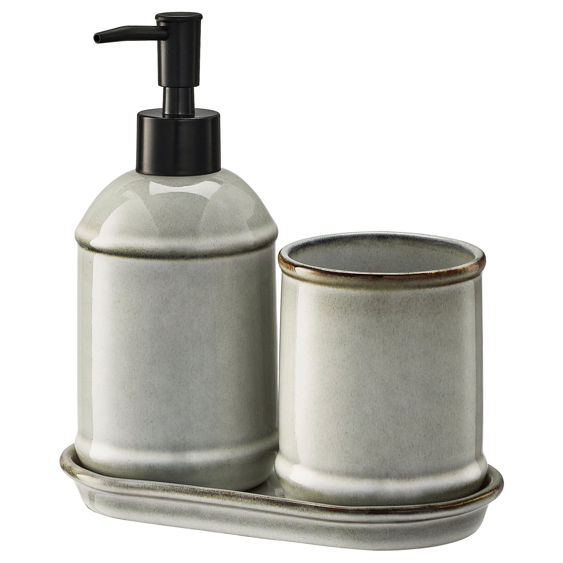 TVÅLSJÖN, 3-piece bathroom set, 606.407.12