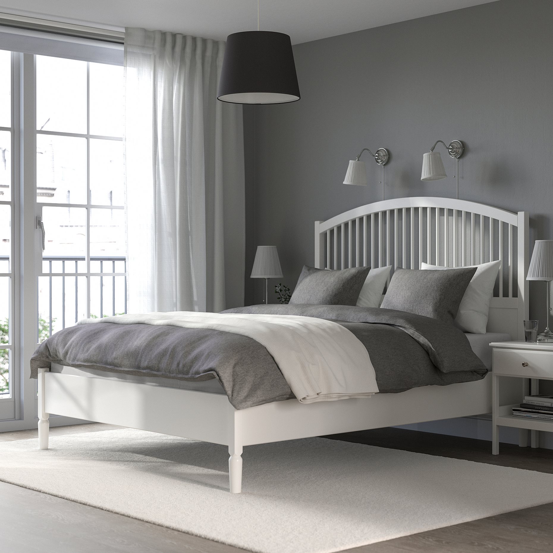 TYSSEDAL, bed frame, 140X200 cm, 690.575.22