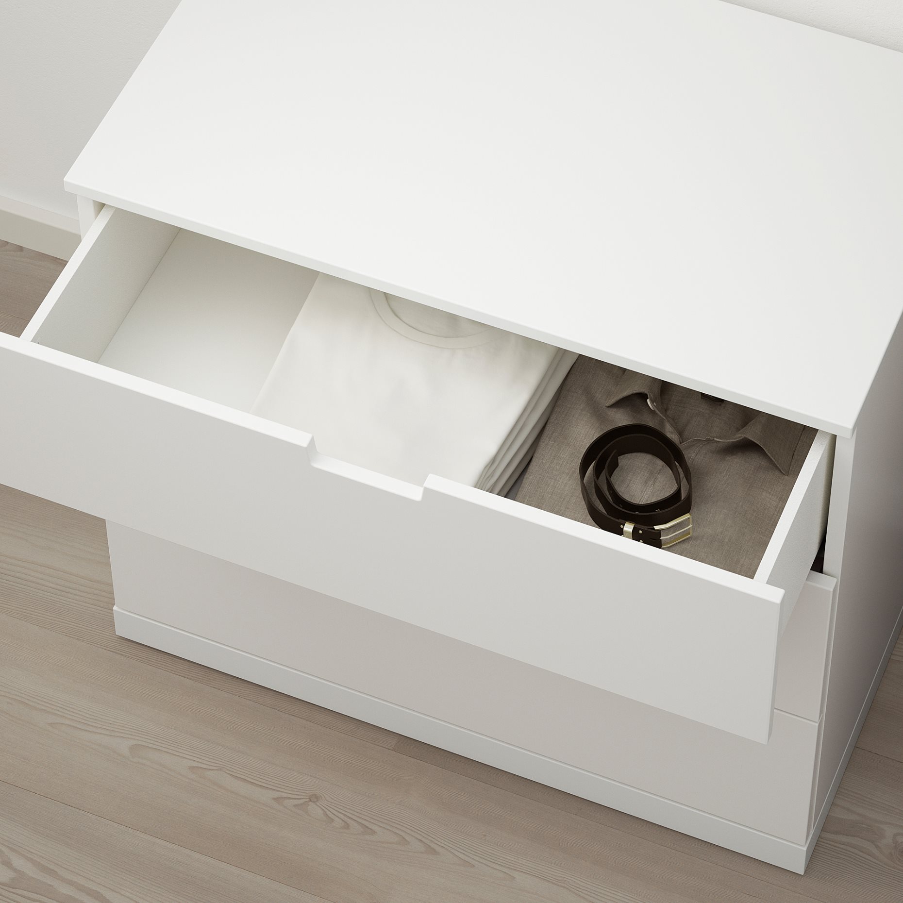 NORDLI, chest of 3 drawers, 80x76 cm, 692.394.95