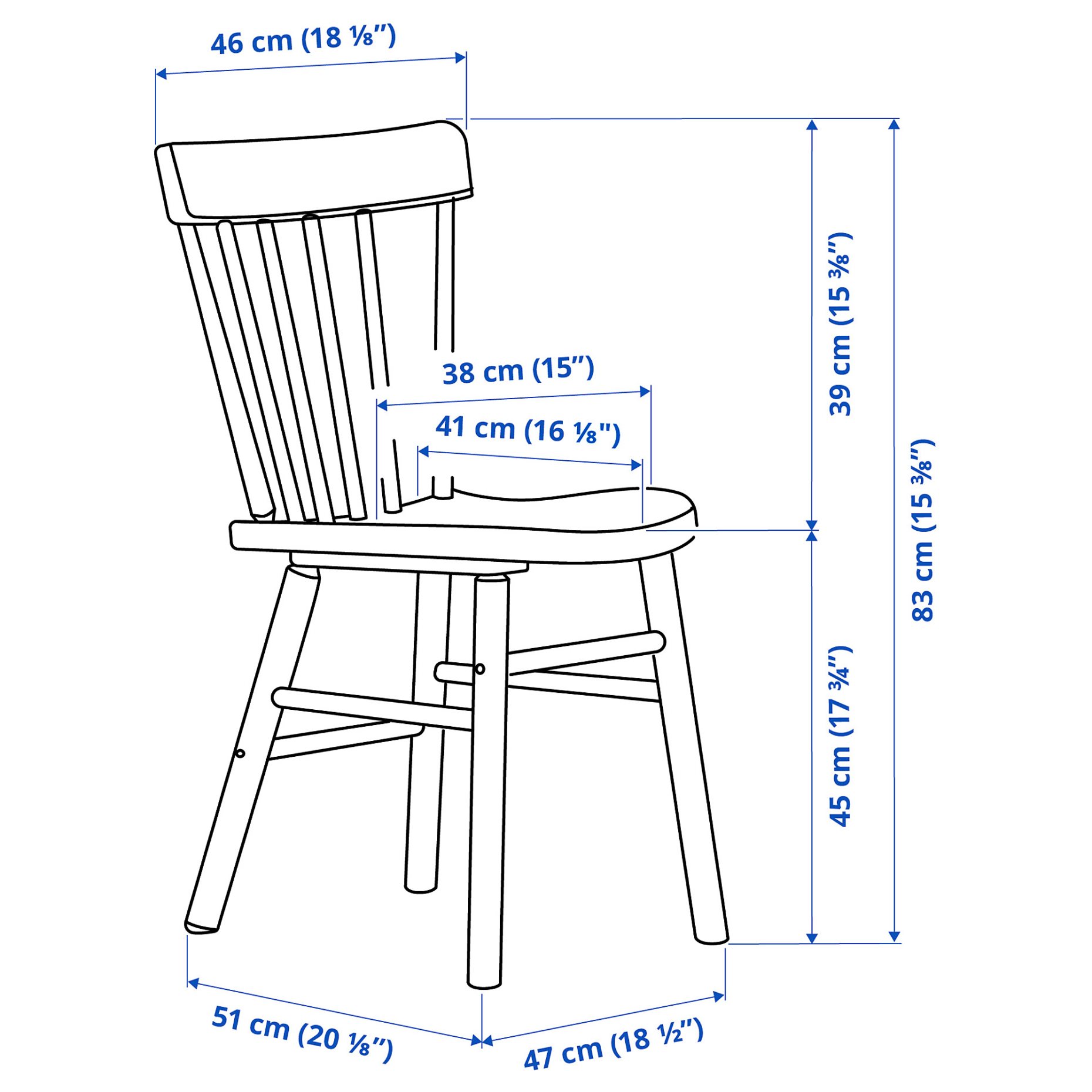 NORDVIKEN/NORRARYD, τραπέζι και 4 καρέκλες, 693.051.74