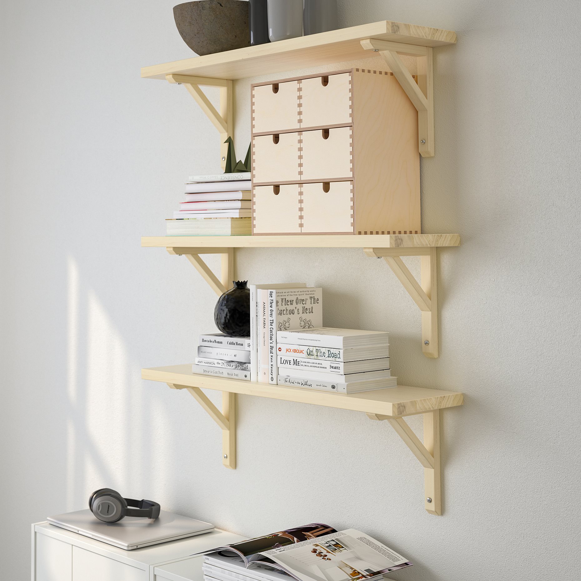 TRANHULT/SANDSHULT, wall shelf combination, 693.363.35