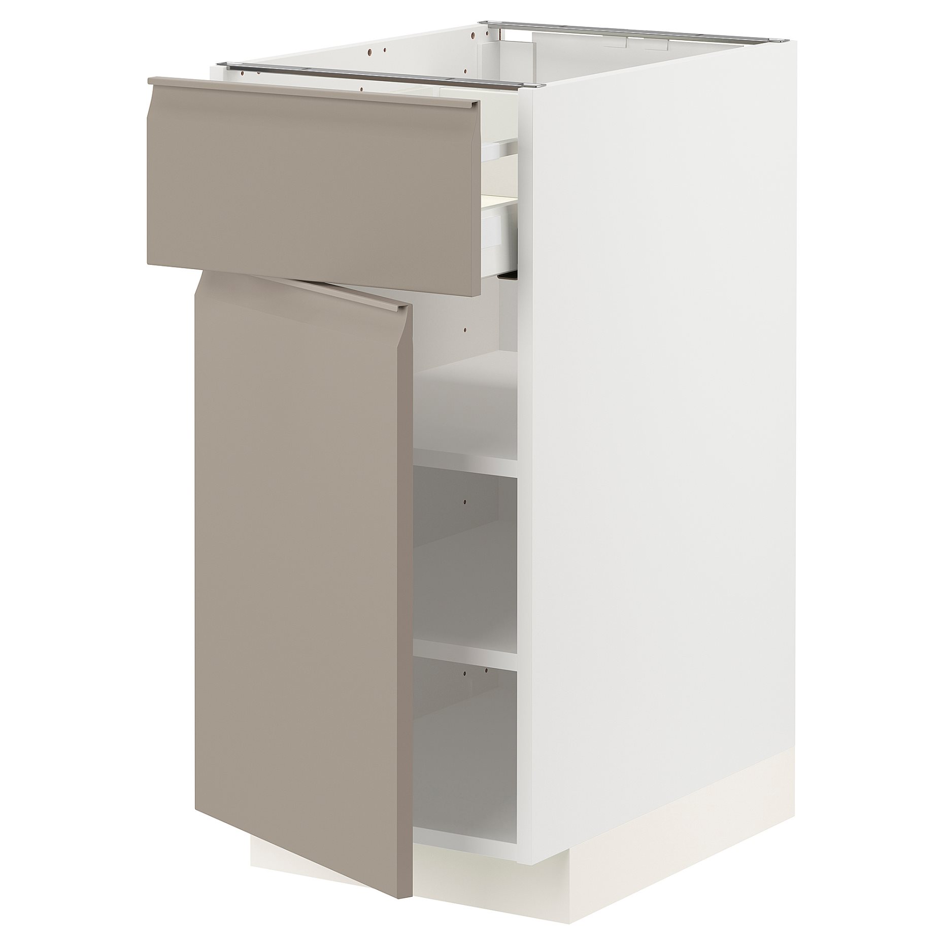 METOD, base cabinet with drawer/door, 40x60 cm, 694.916.61