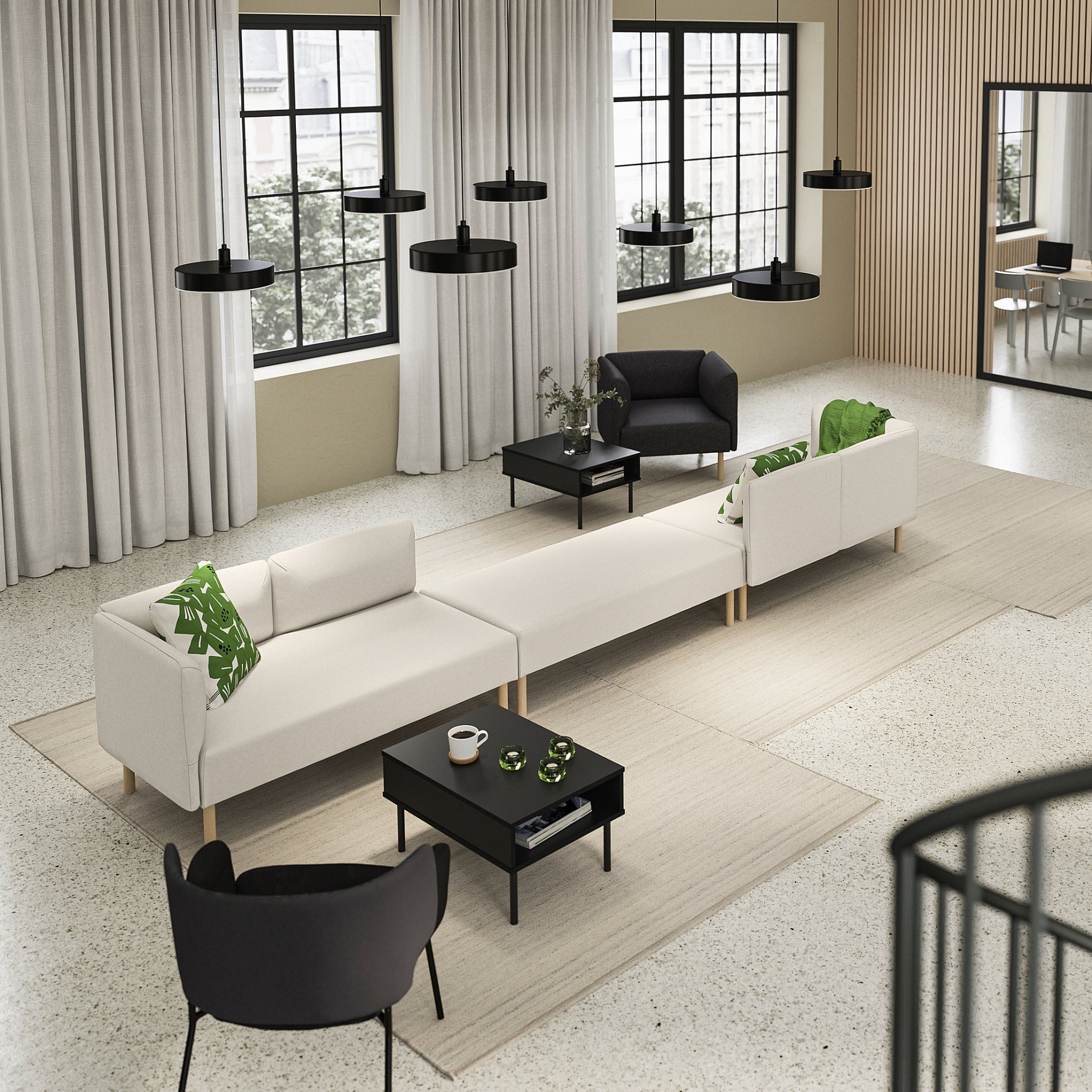 LILLEHEM, 6-seat modular sofa, 695.362.21