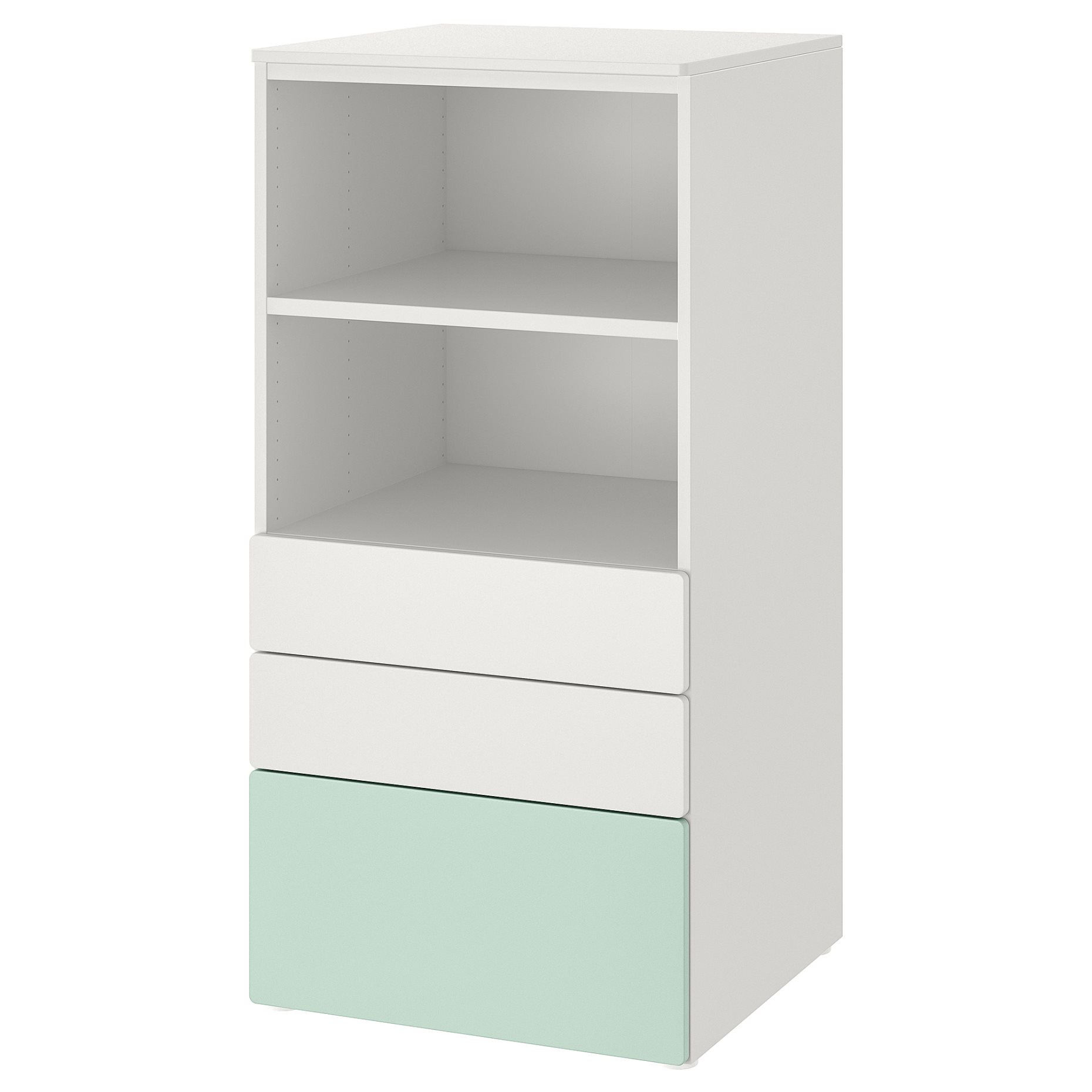 SMASTAD/PLATSA, bookcase with 3 drawers, 60x57x123 cm, 695.446.69