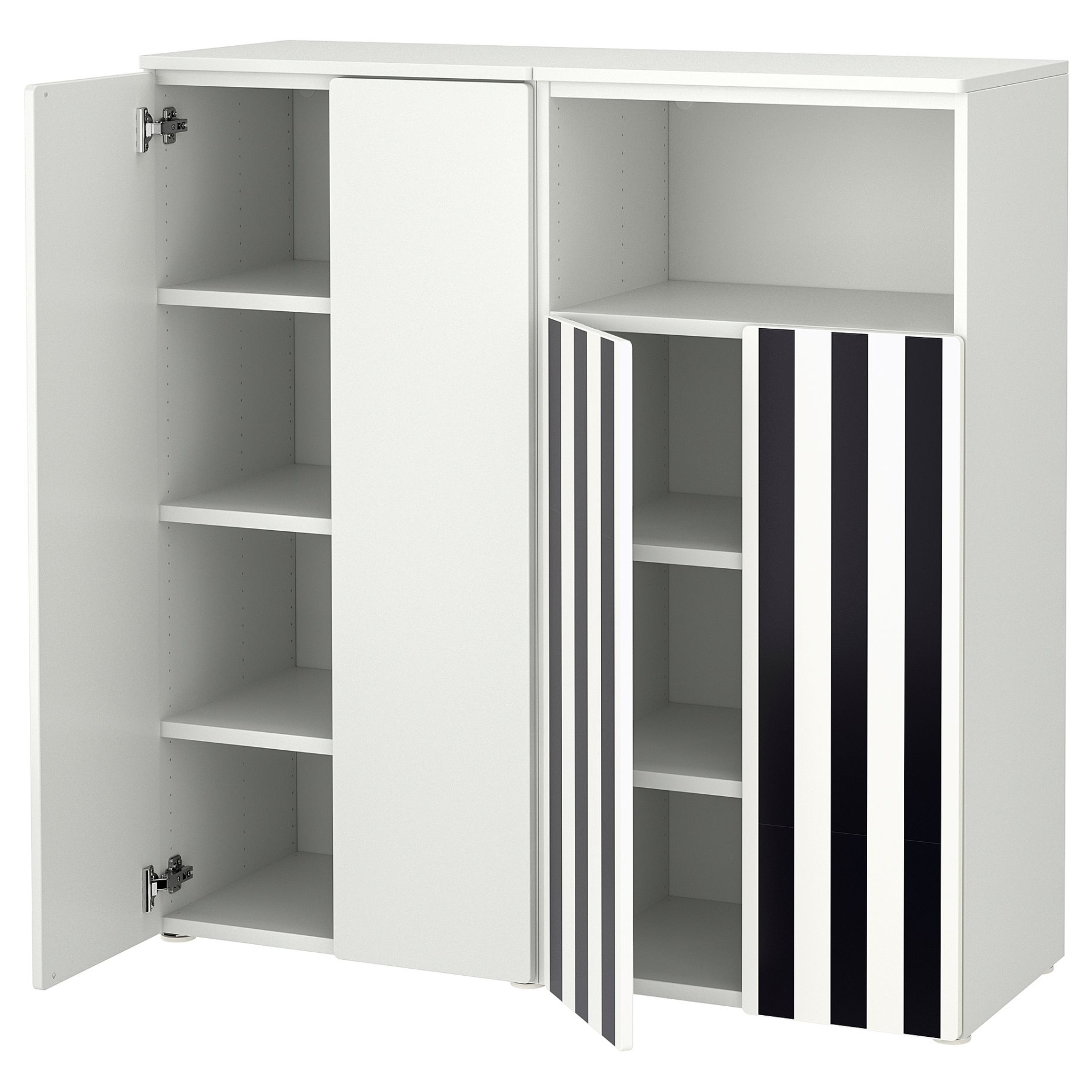 SMASTAD/PLATSA, storage combination  with 3 drawers, 120x42x123 cm, 695.499.83