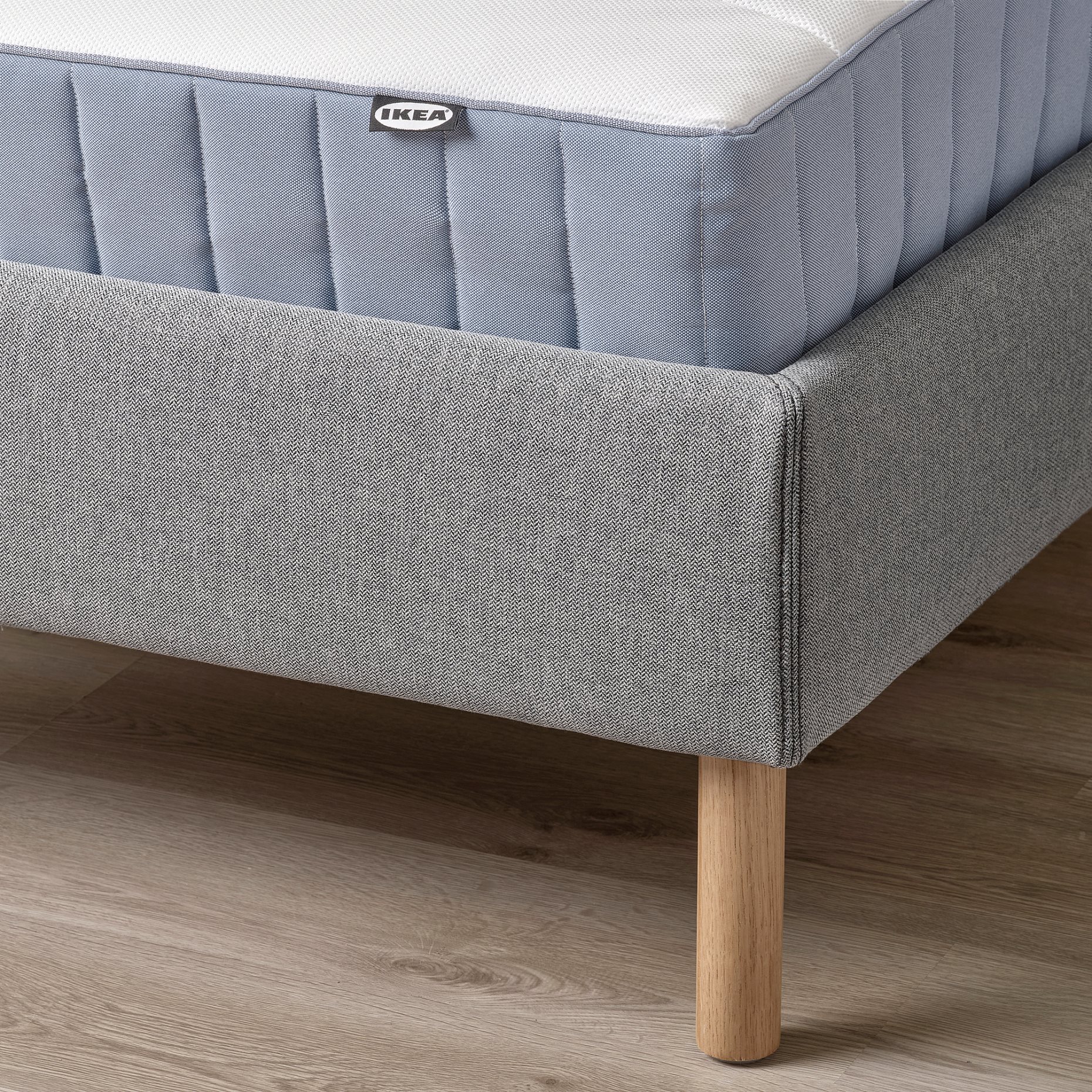 TÄRNKULLEN, upholstered bed frame, 140x200 cm, 695.692.02