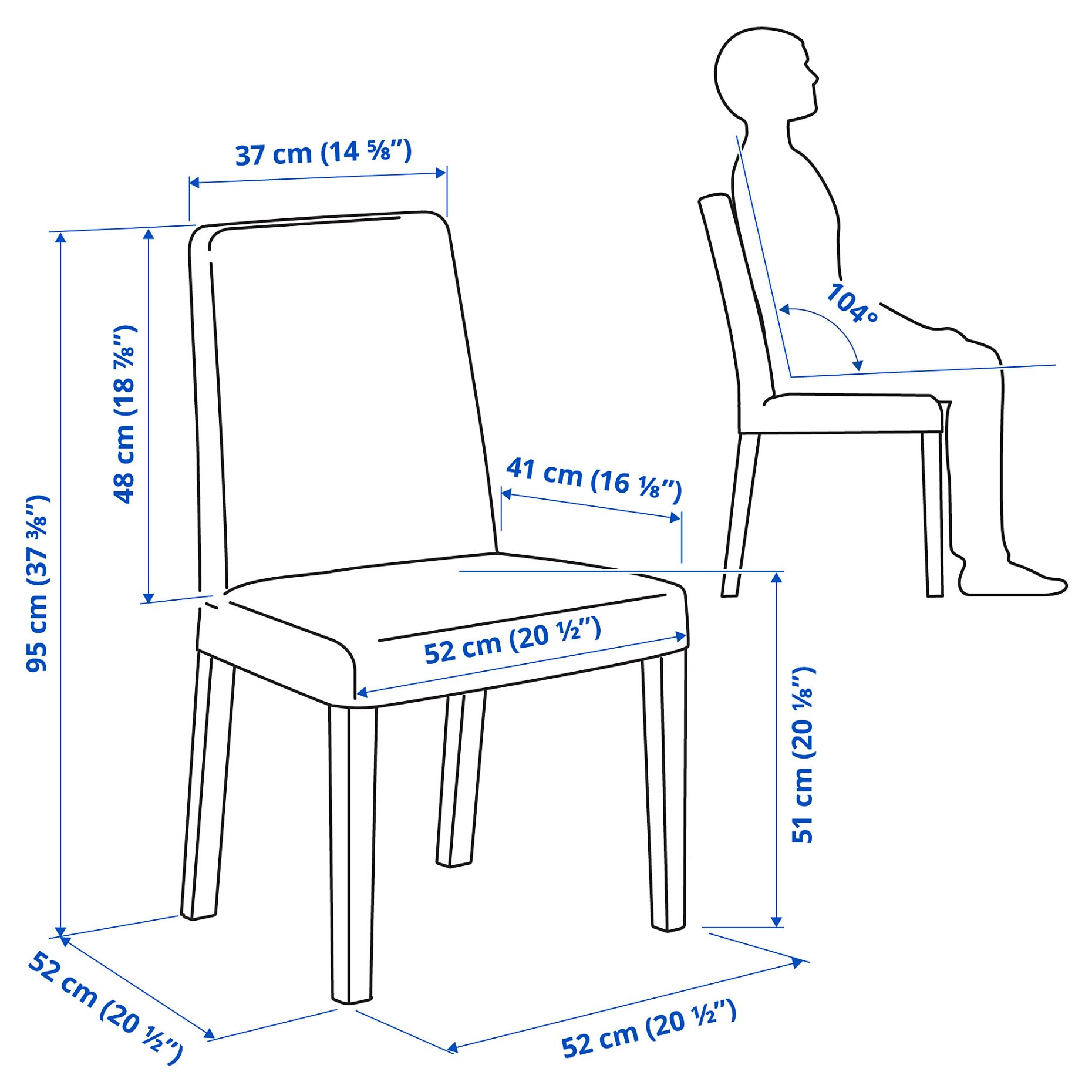 NÄSINGE/BERGMUN, table and 4 chairs, 130/190x80 cm, 695.969.41