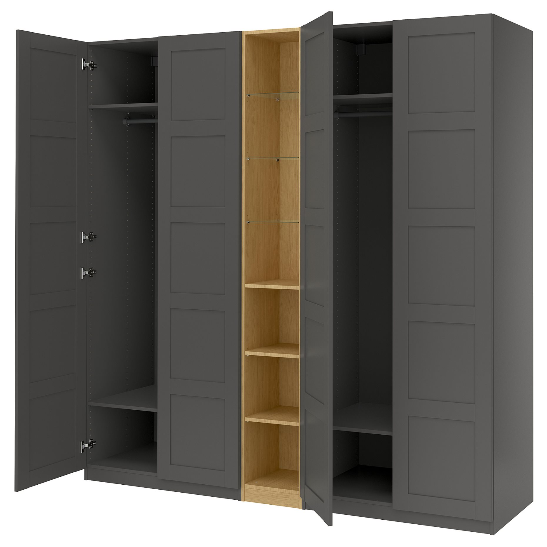 PAX/BERGSBO, wardrobe combination, 235x60x236 cm, 696.074.02