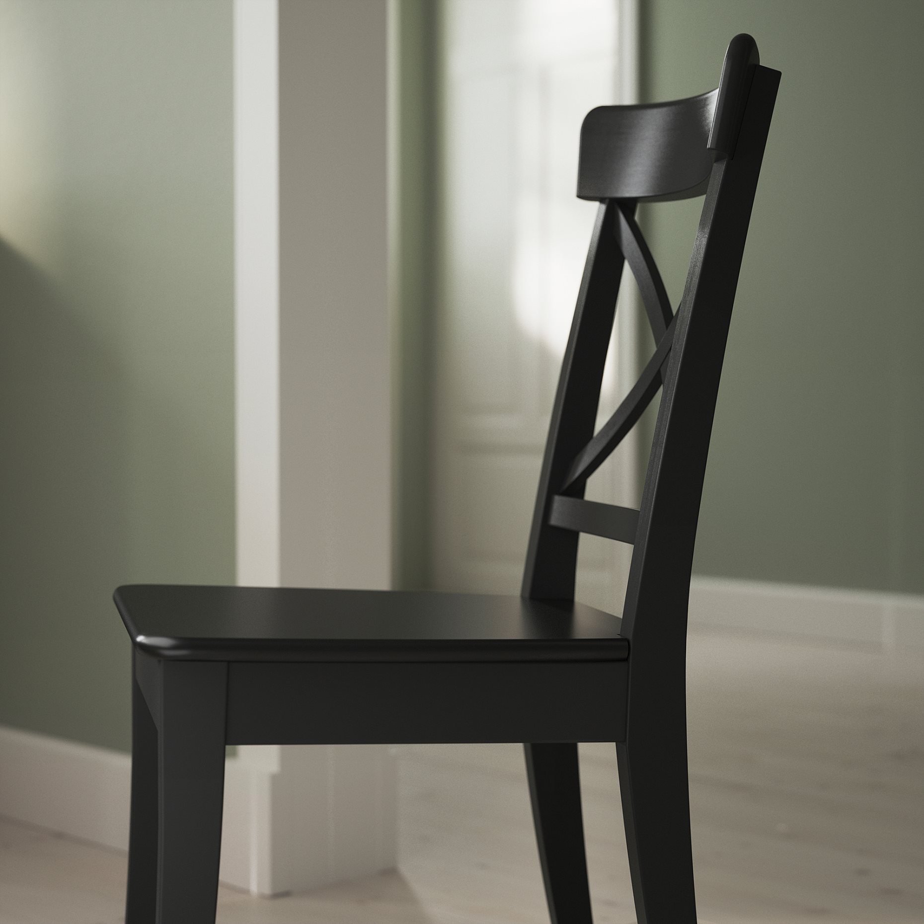 ROSENTORP, τραπέζι και 6 καρέκλες, 160/215x110 cm, 696.101.26