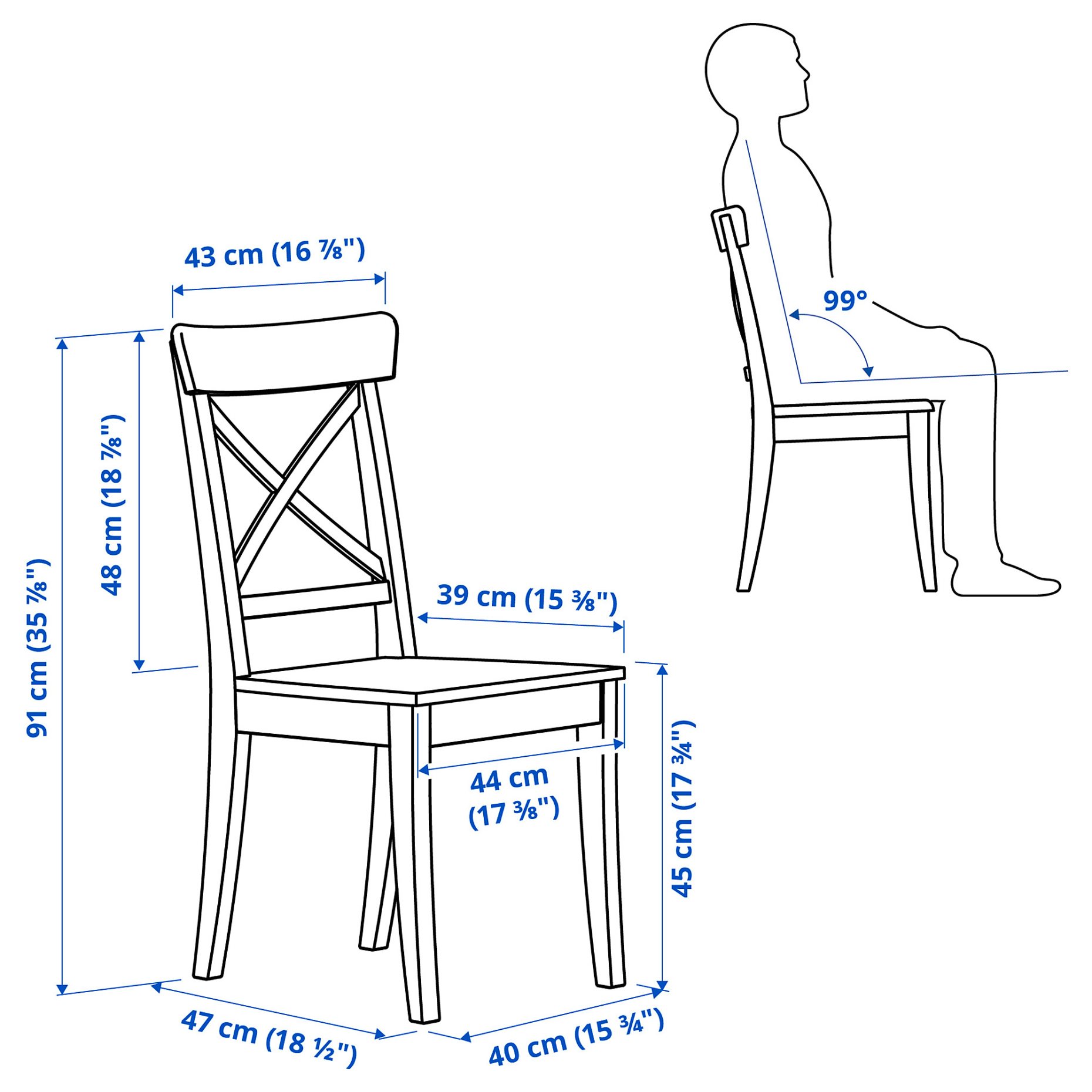 ROSENTORP, τραπέζι και 6 καρέκλες, 160/215x110 cm, 696.101.26