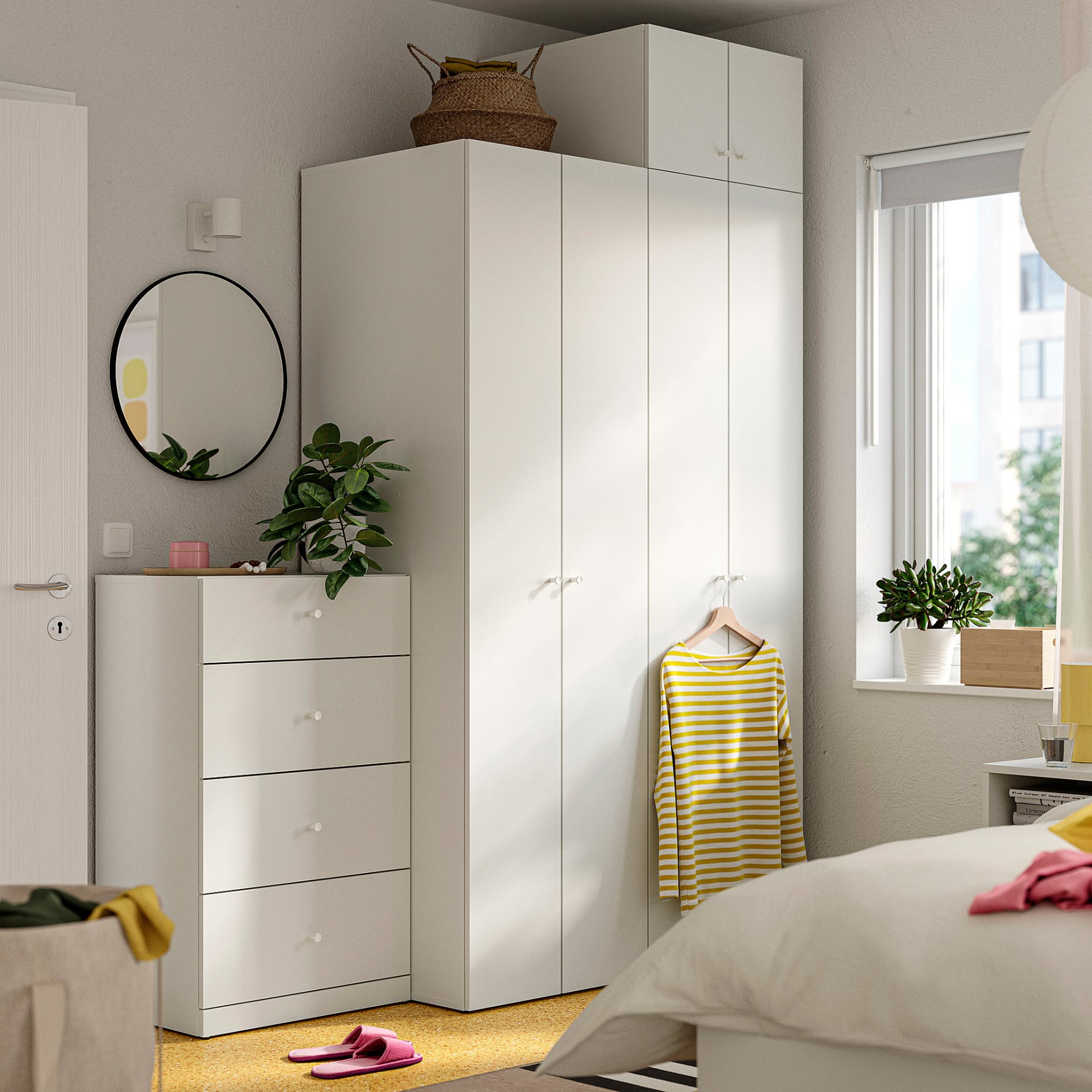 LASTARE, wardrobe combination, 180x62x236 cm, 696.125.16