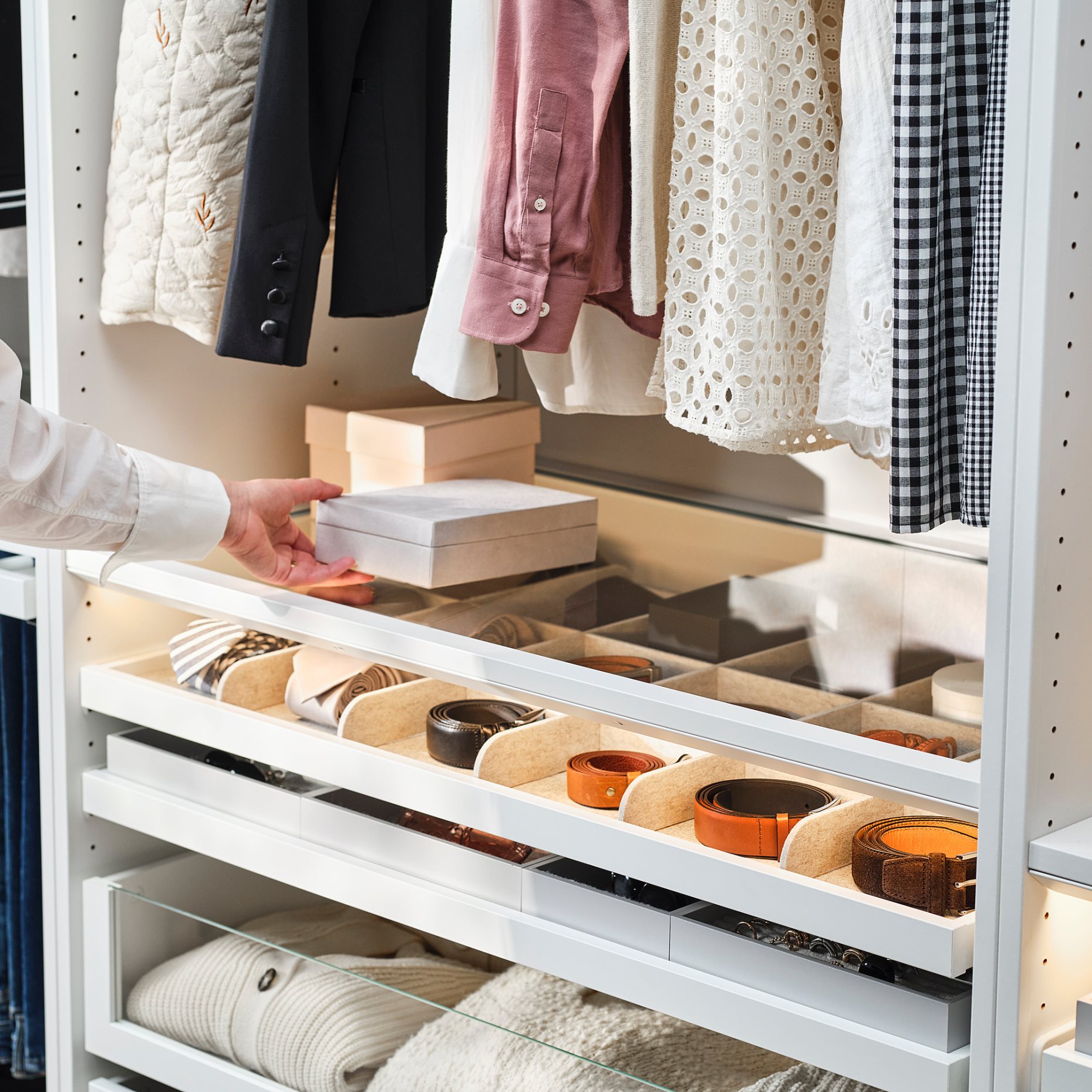 KOMPLEMENT, glass shelf, 702.576.38