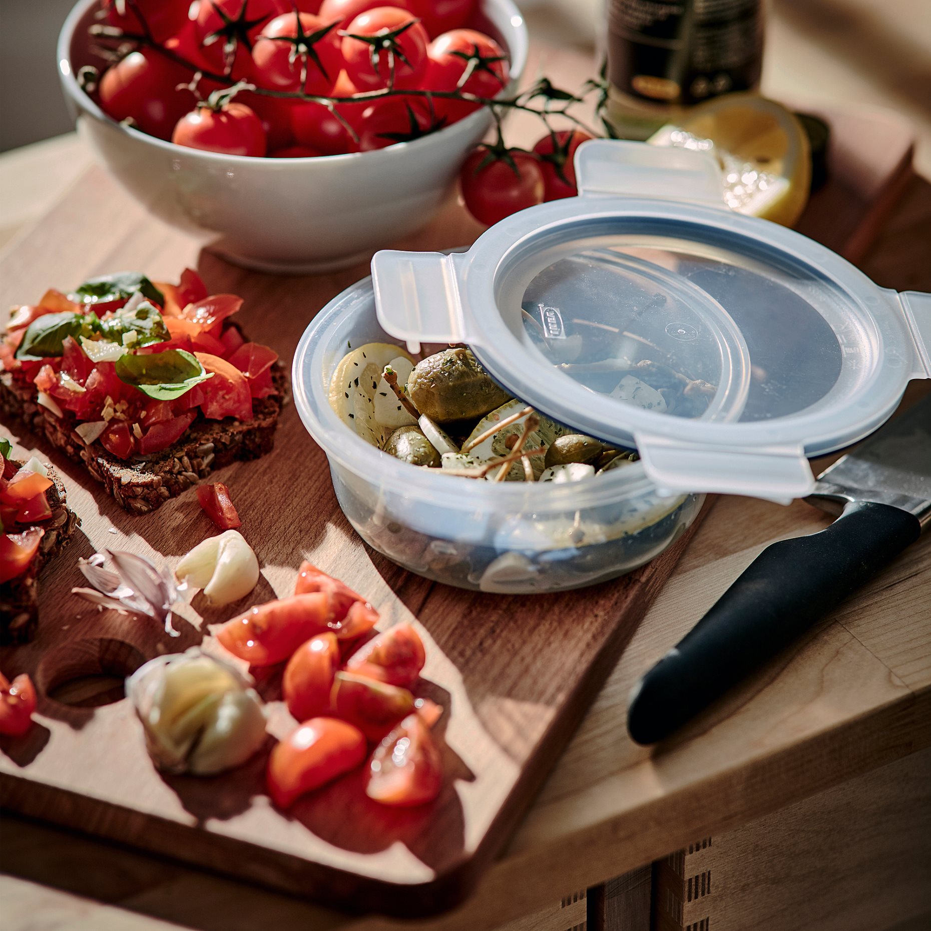 IKEA 365+, δοχείο αποθήκευσης τροφίμων στρογγυλό/πλαστικό, 450 ml, 703.591.42