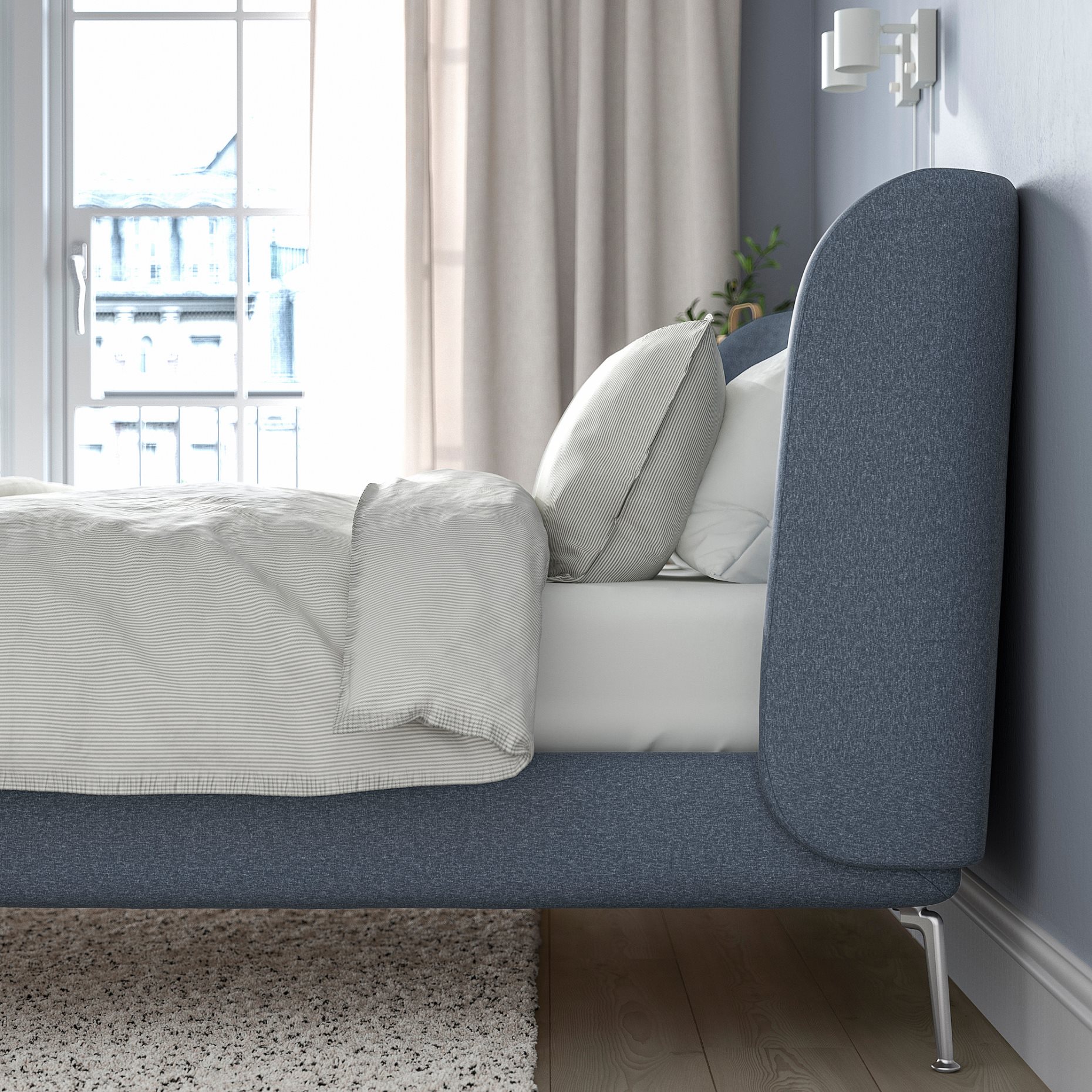 TUFJORD, upholstered bed, 160x200 cm, 704.464.08