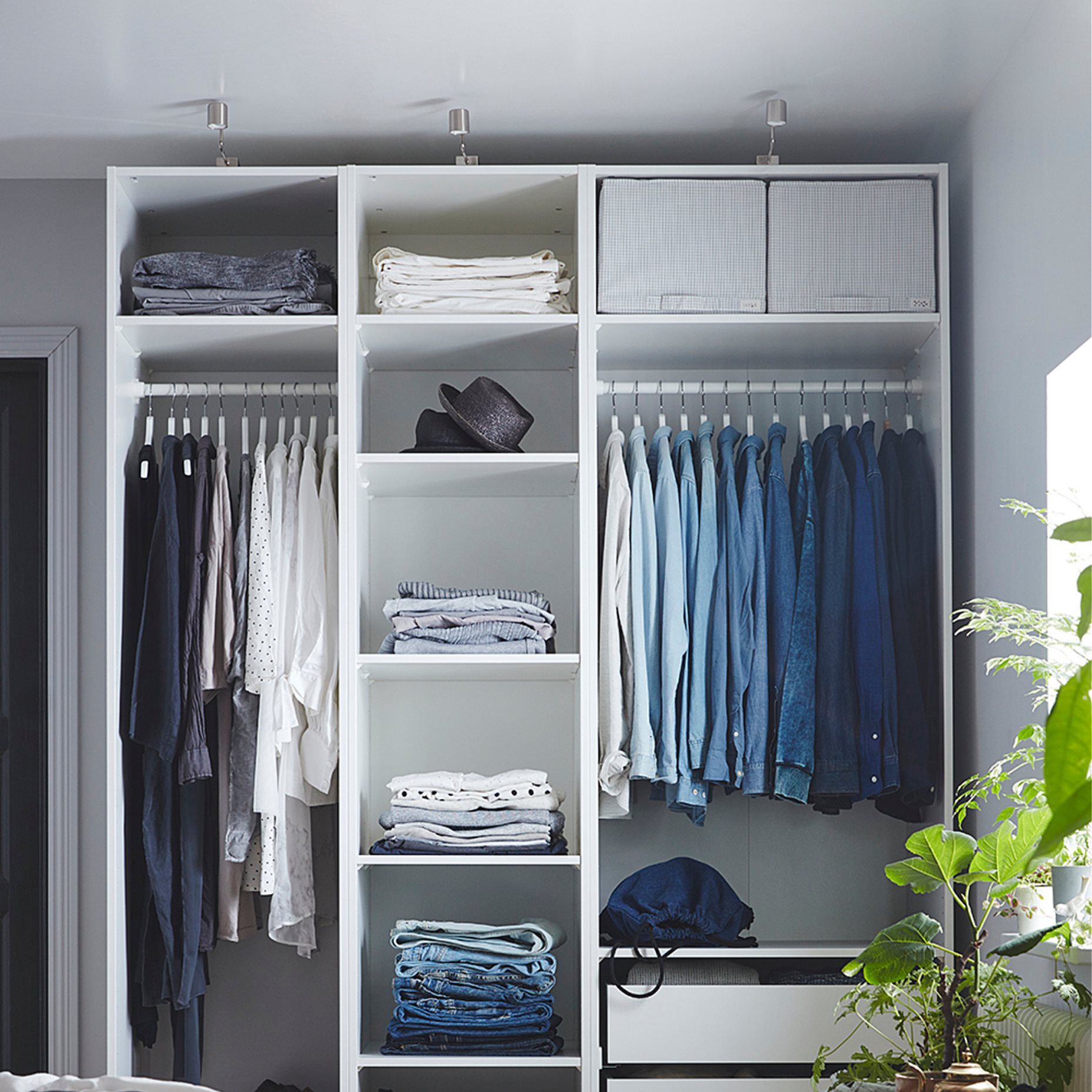 PAX, wardrobe frame, 50x58x201 cm, 704.582.17