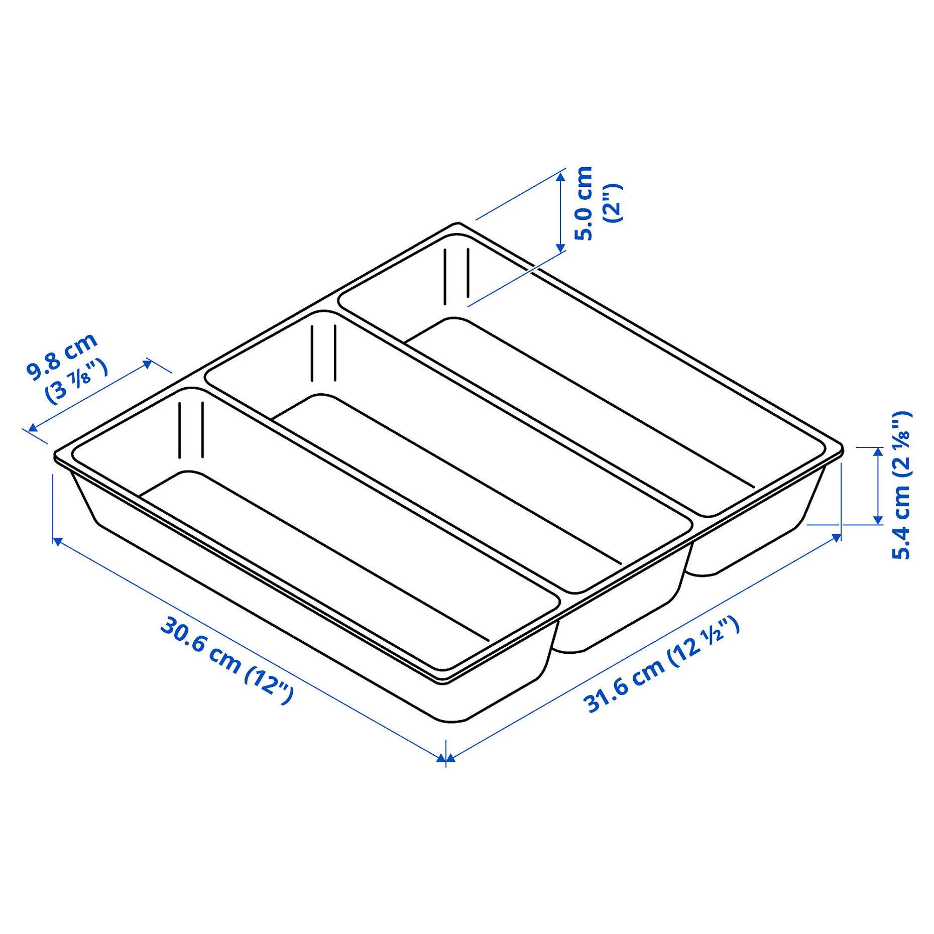 UPPDATERA, cutlery tray, 32x31 cm, 704.600.17