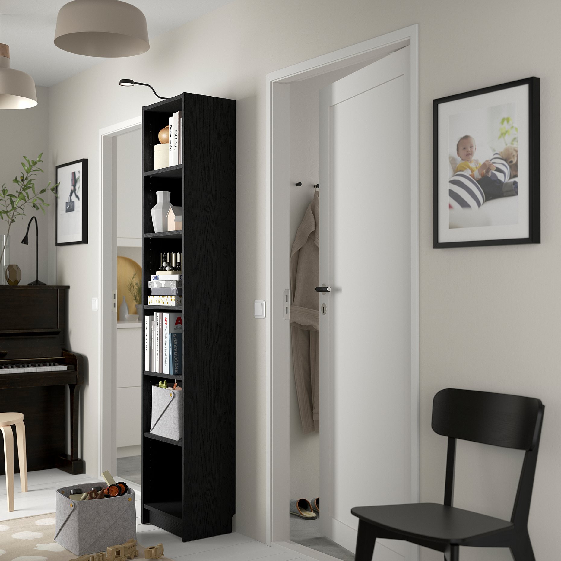 BILLY, βιβλιοθήκη, 40x28x202 cm, 704.773.34