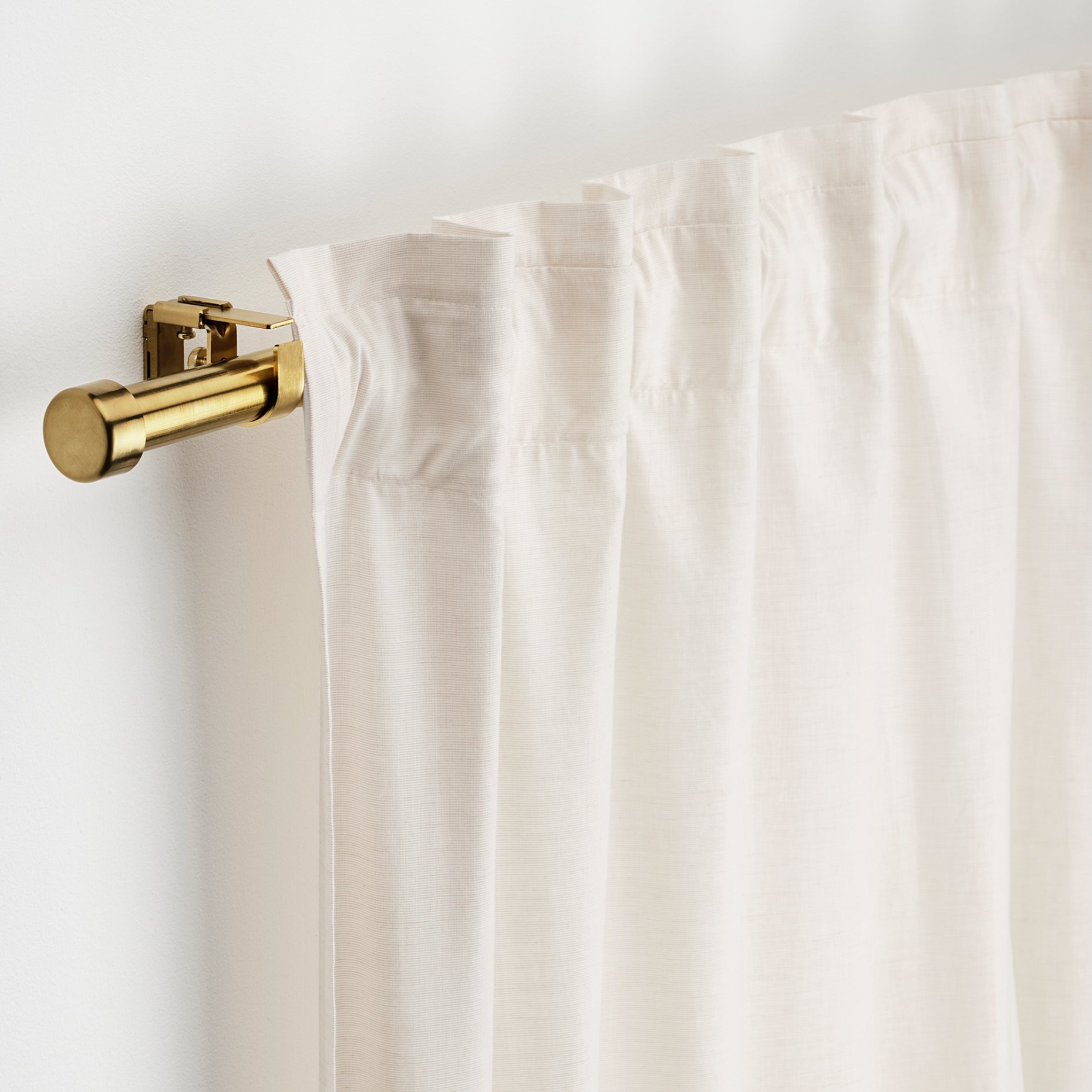 BEKRÄFTA, curtain rod set, 120-210 cm 28 mm, 704.895.44