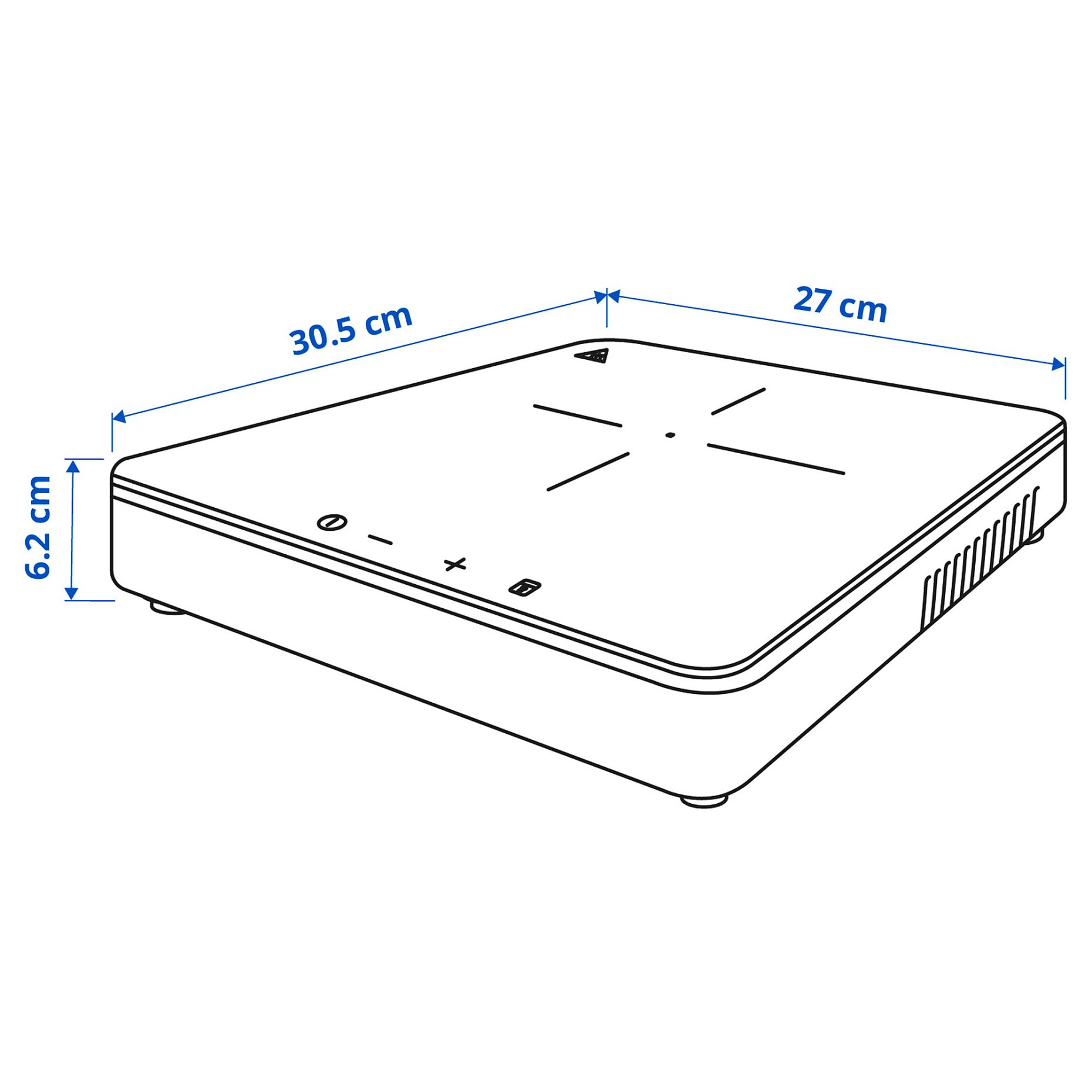 TILLREDA, portable induction hob, 1 zone, 704.935.03