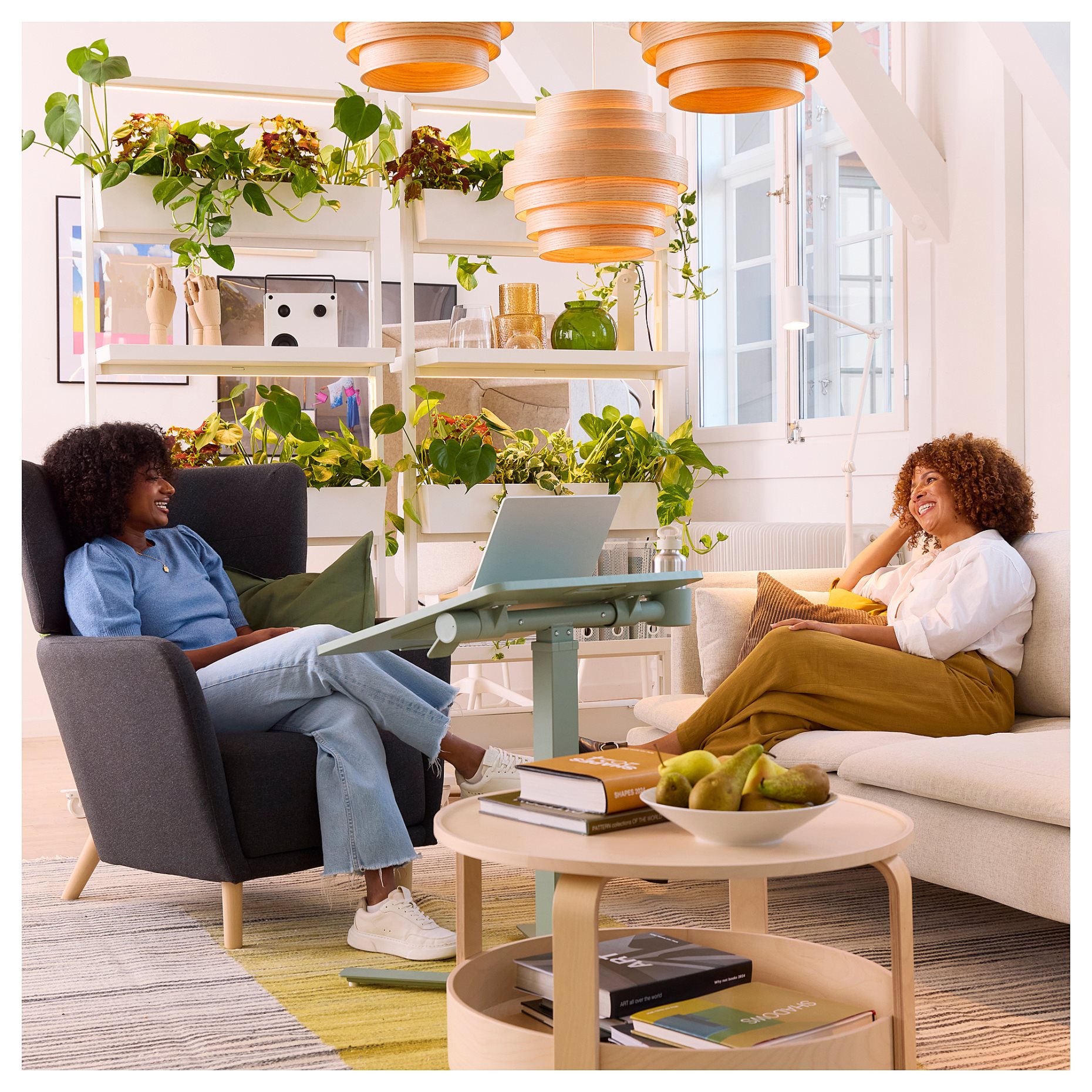 MITTZON, τραπέζι για λάπτοπ με ροδάκια, 66x50 cm, 704.981.95