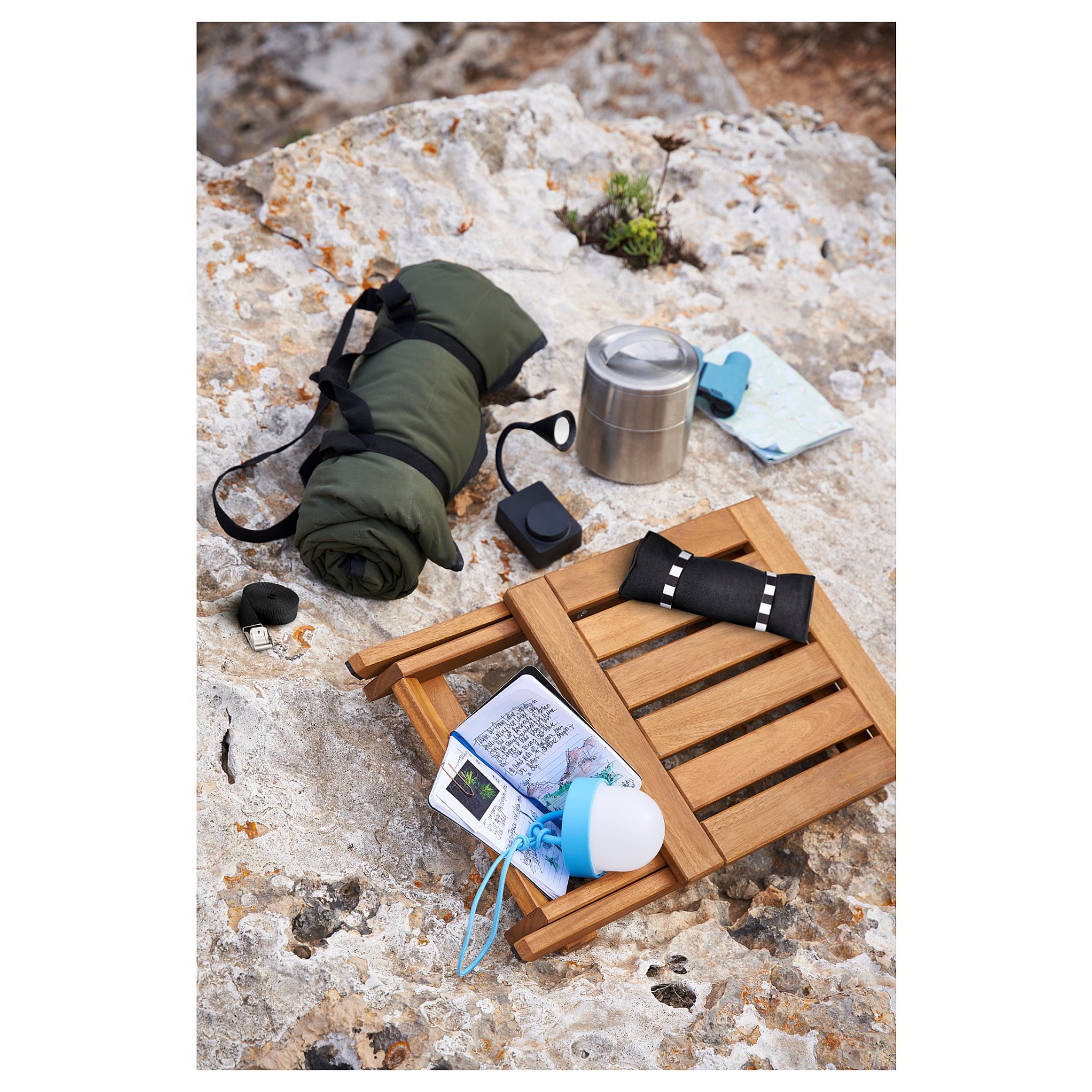 NÄMMARÖ, stool/foldable/outdoor, 37x45 cm, 705.103.00