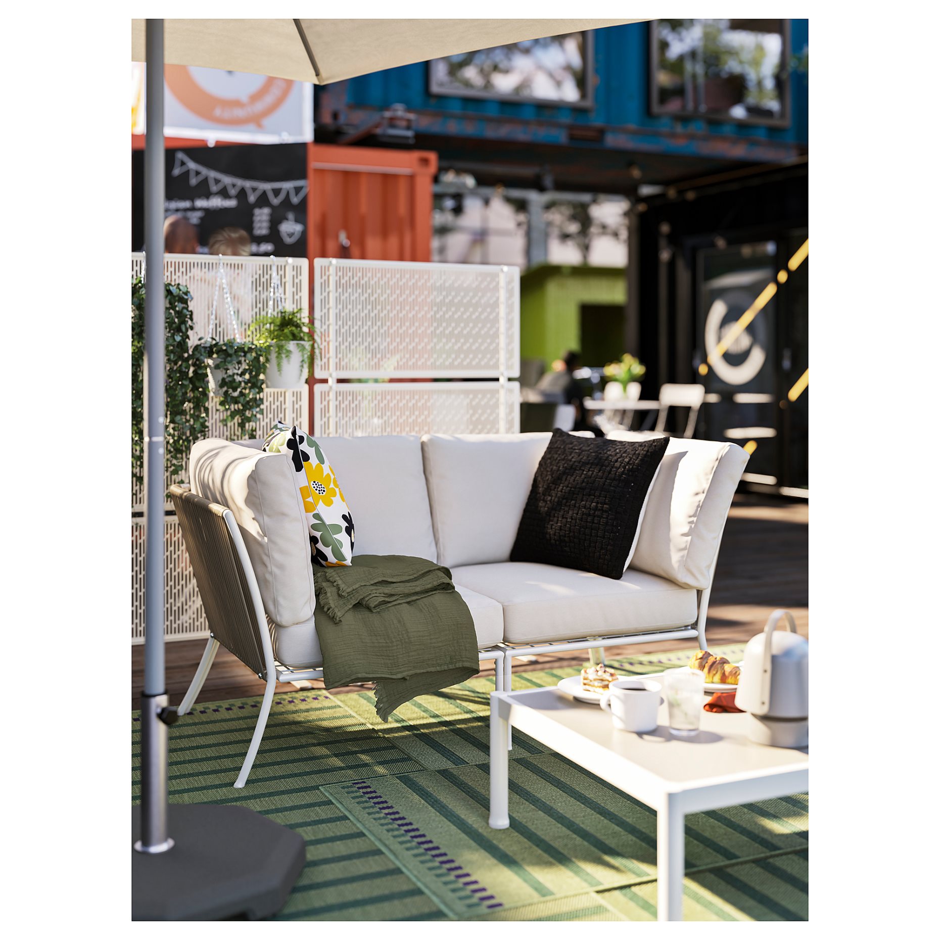 SEGERÖN, corner section, outdoor, 705.108.09