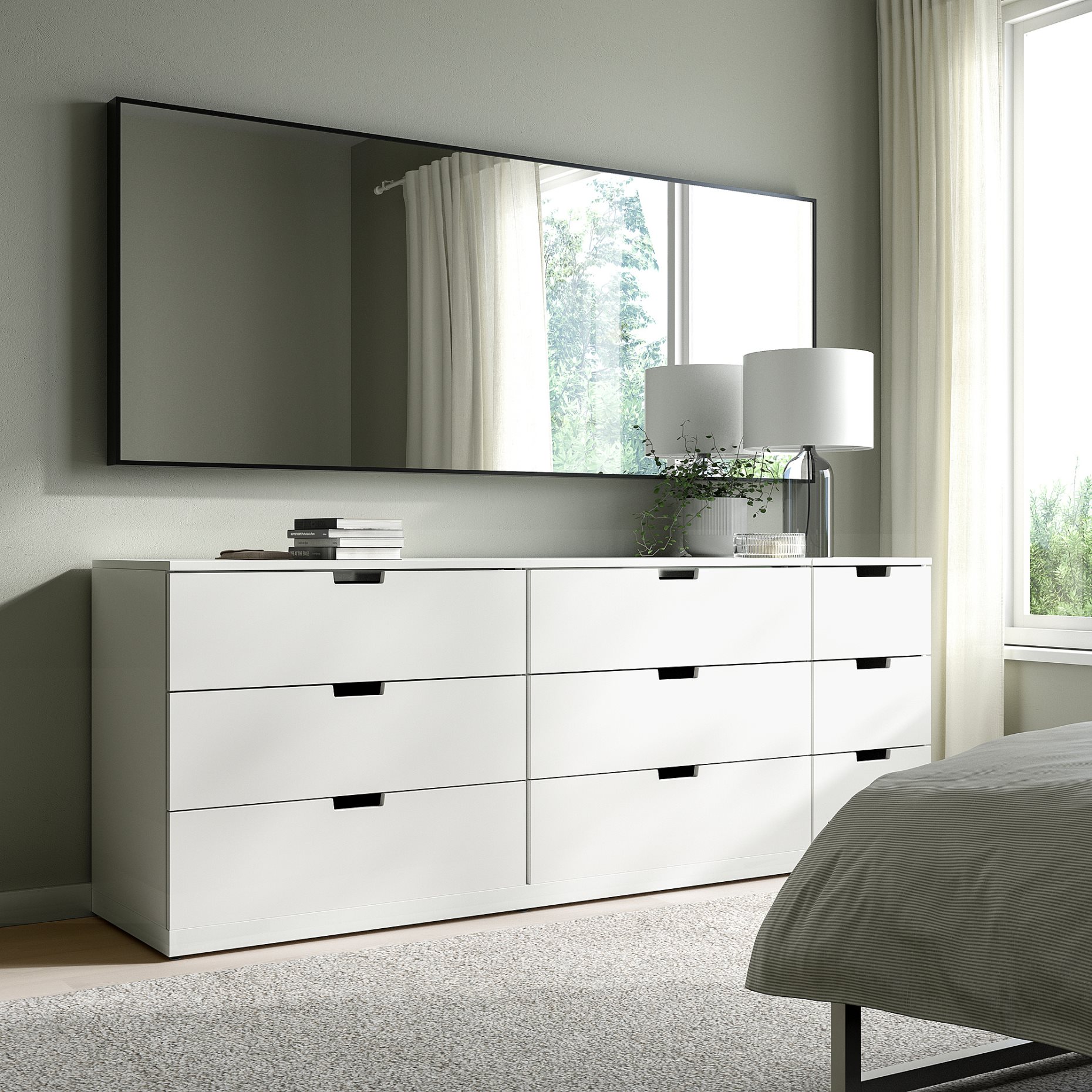 HOVET, mirror, 78x196 cm, 705.159.15