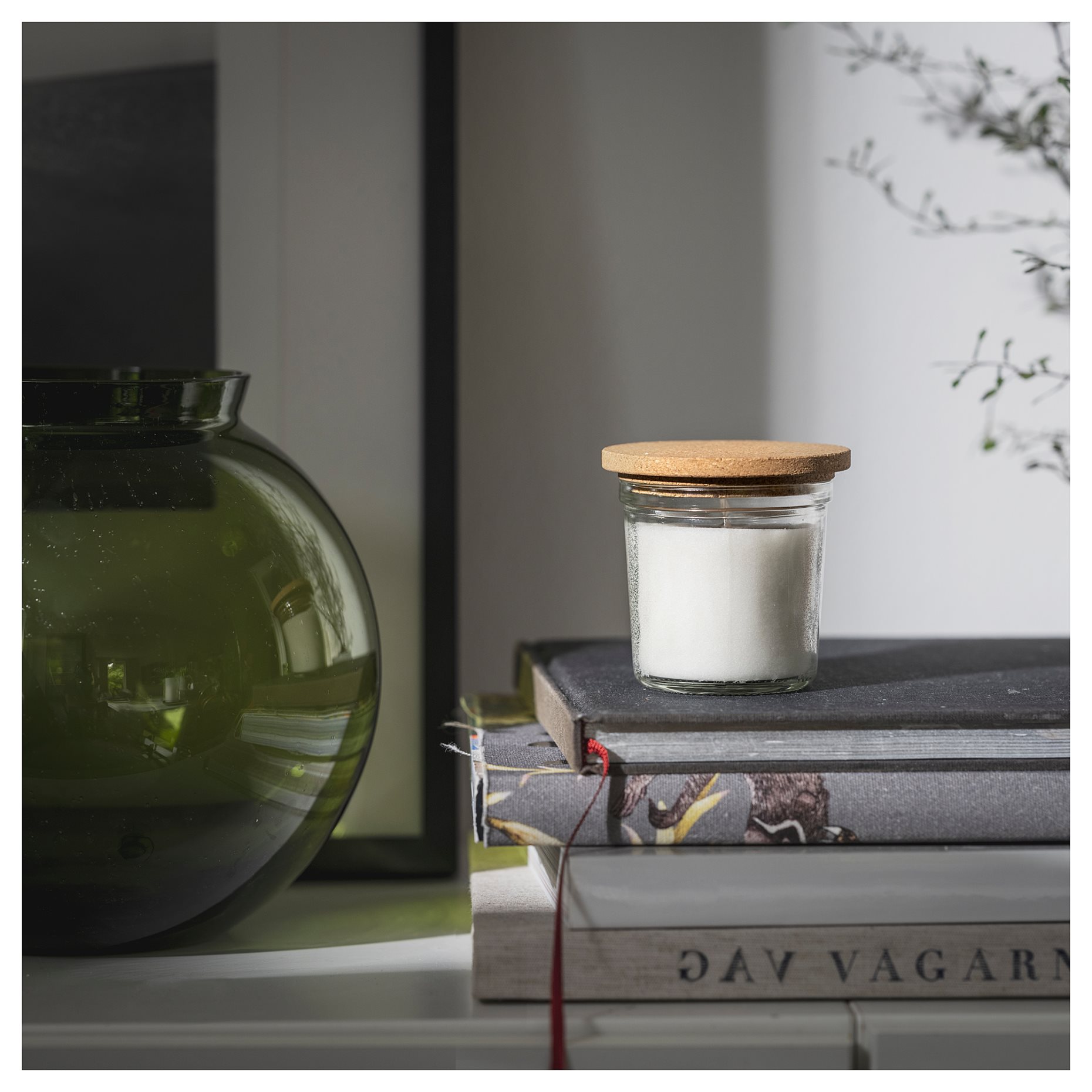 RÖNNSPIREA, lid for scented candle, 8 cm, 705.219.78