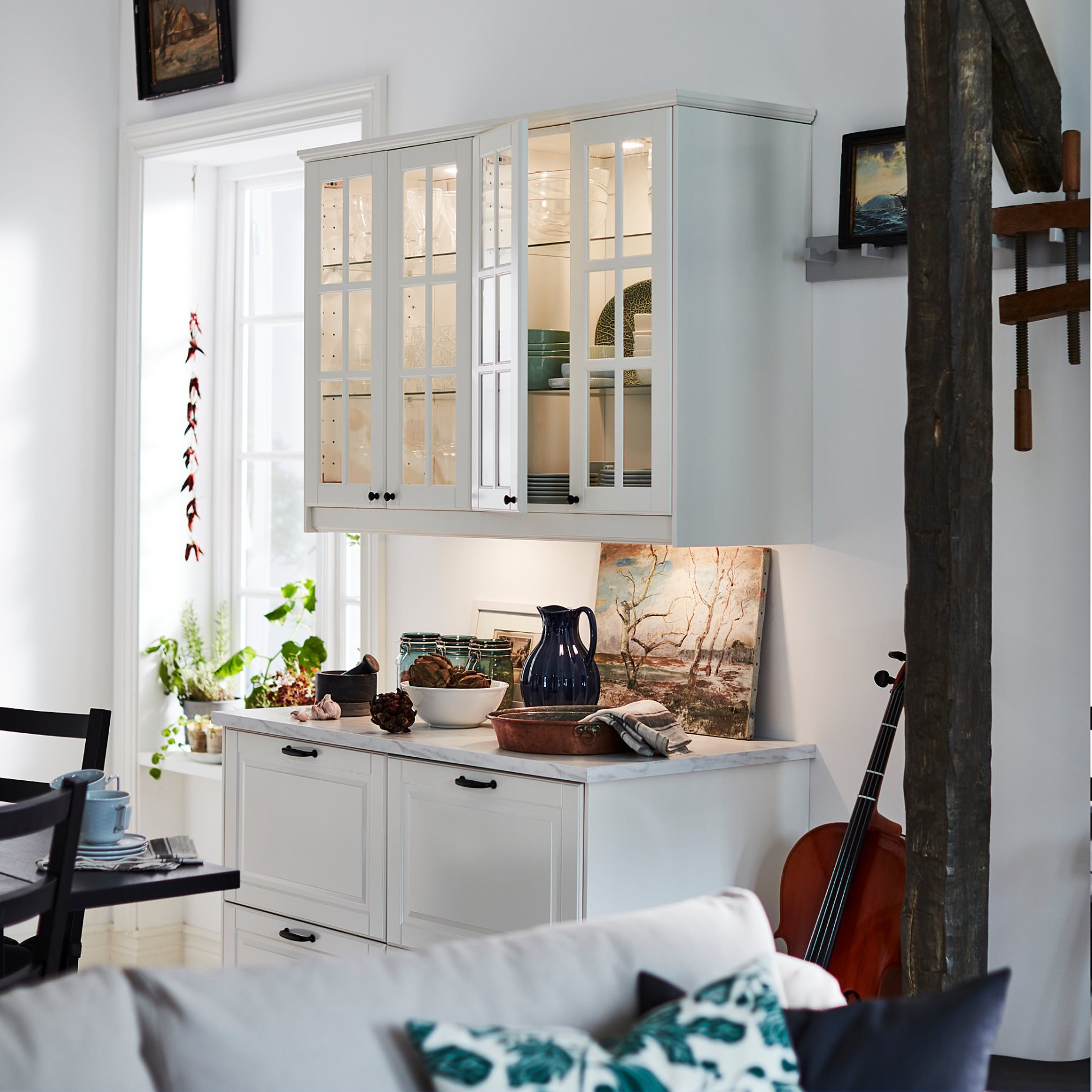 MITTLED, kitchen worktop lighting strip with built-in LED light source/dimmable, 80 cm, 705.286.11