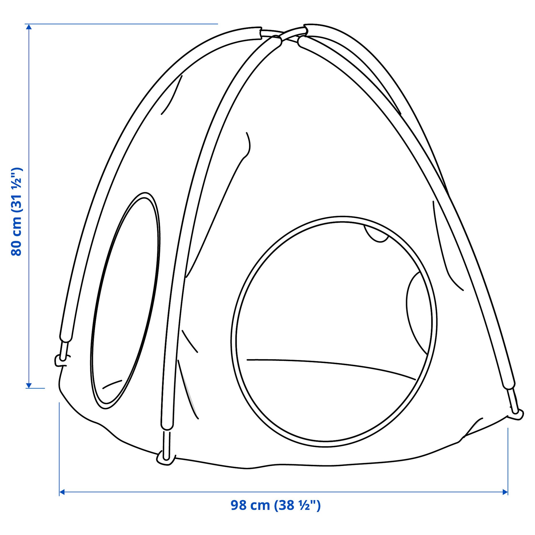DVÄRGMÅS, childrens tent, 705.475.96