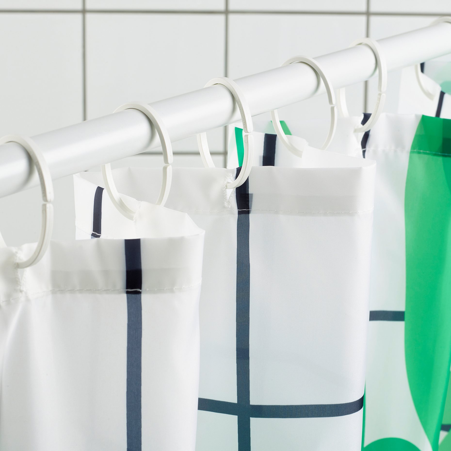 SNÖJONKVILL, κουρτίνα μπάνιου, 180x200 cm, 705.574.15