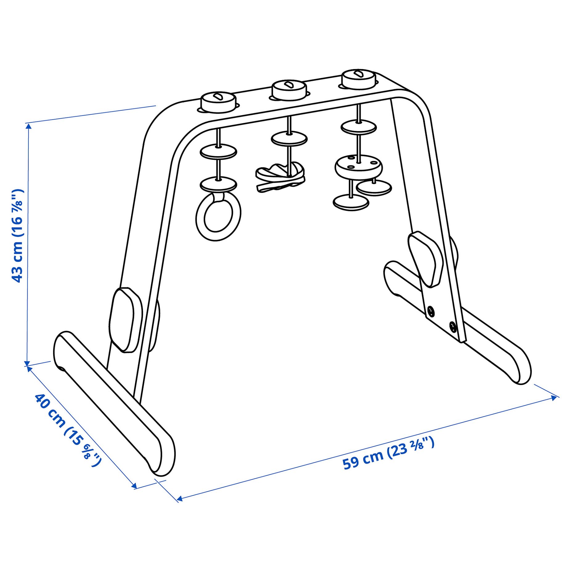 LEKA, γυμναστήριο μωρού, 705.750.80