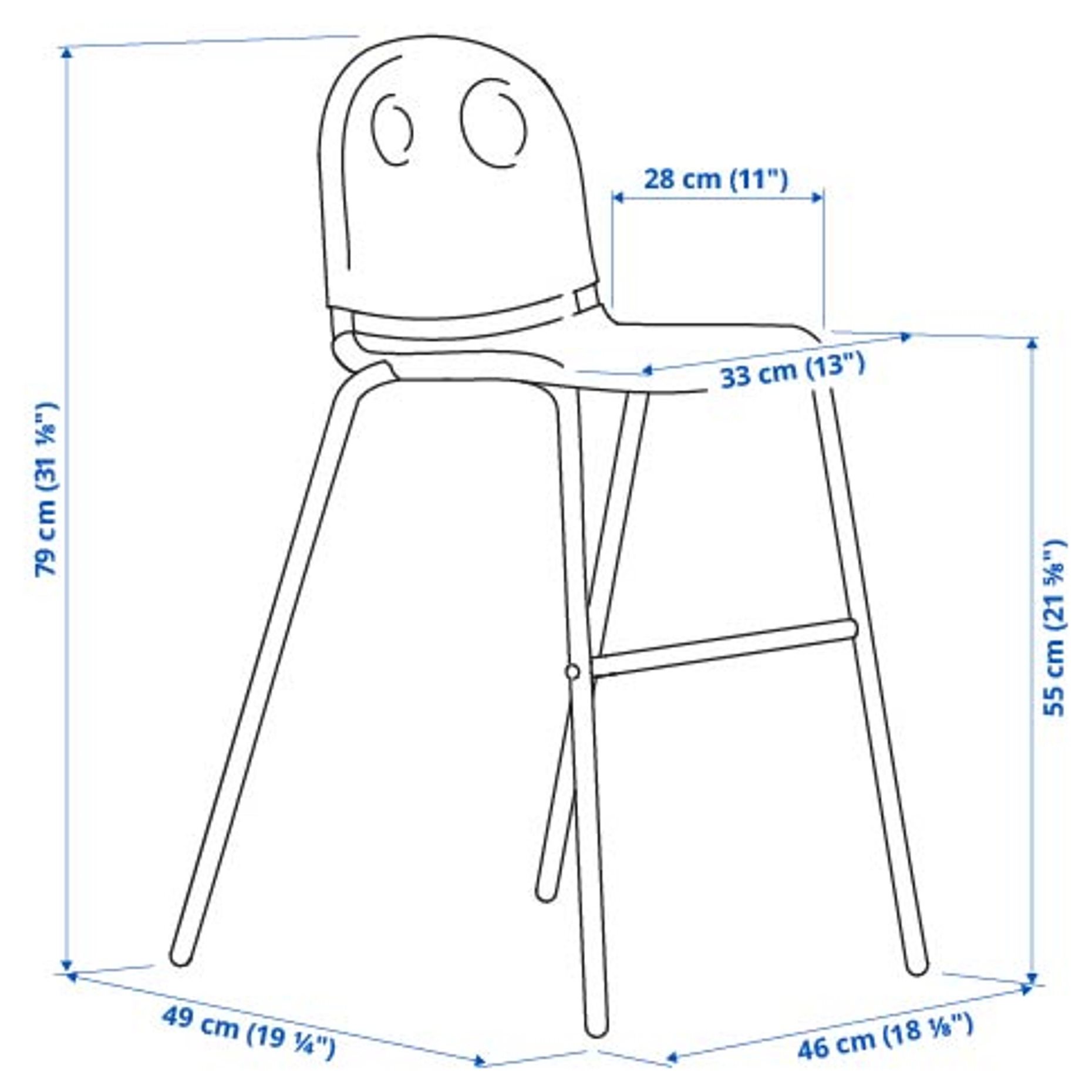 VILDGÅS, παιδική καρέκλα, 705.893.84