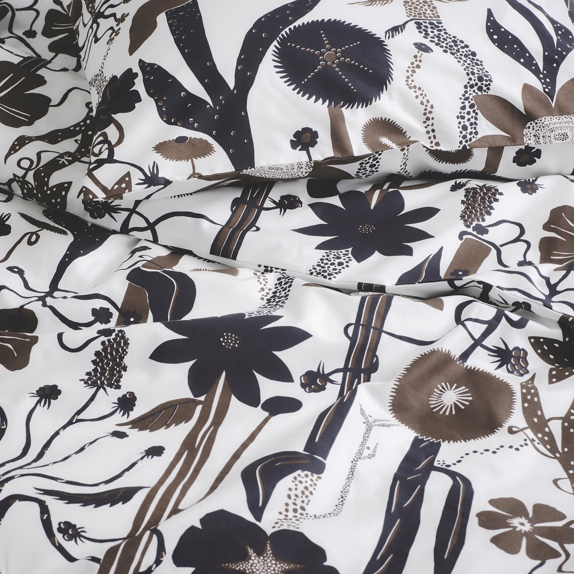 LUNDSKAFTING, παπλωματοθήκη και 2 μαξιλαροθήκες, 240x220/50x60 cm, 706.063.50