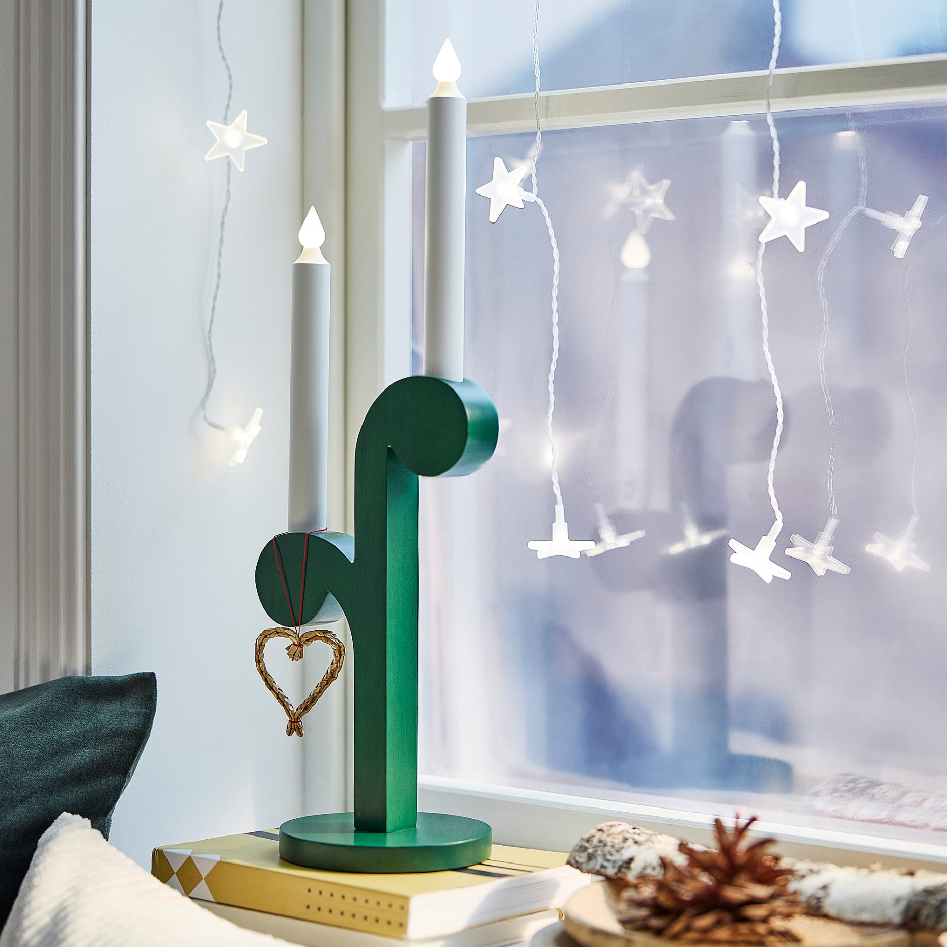 STRÅLA, candle with built-in LED light source/battery-operated, 706.335.65