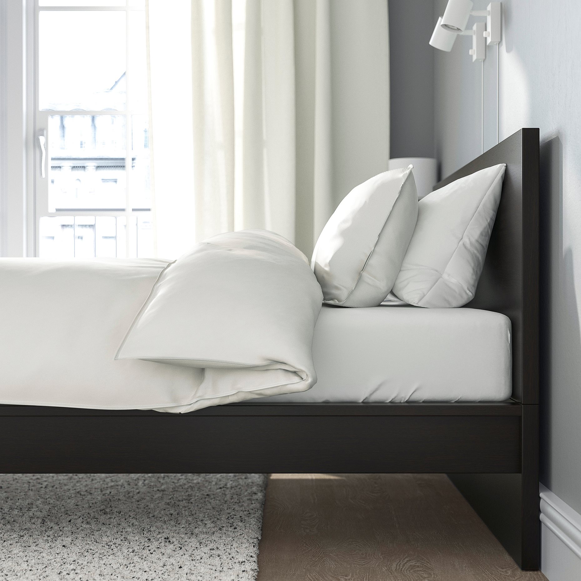 MALM, bed frame/high, 160X200 cm, 790.198.41