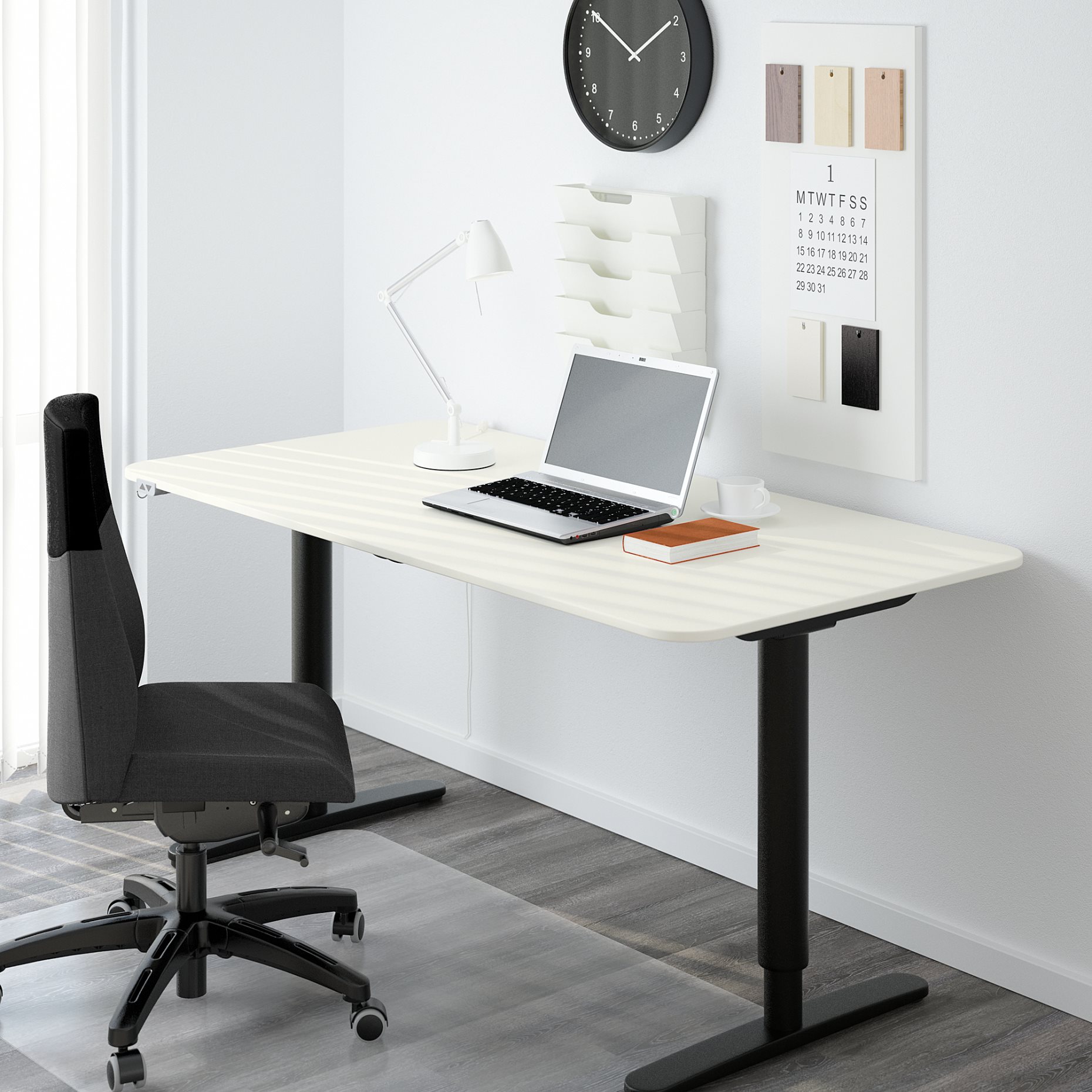 BEKANT, desk sit/stand, 160x80 cm, 790.611.99