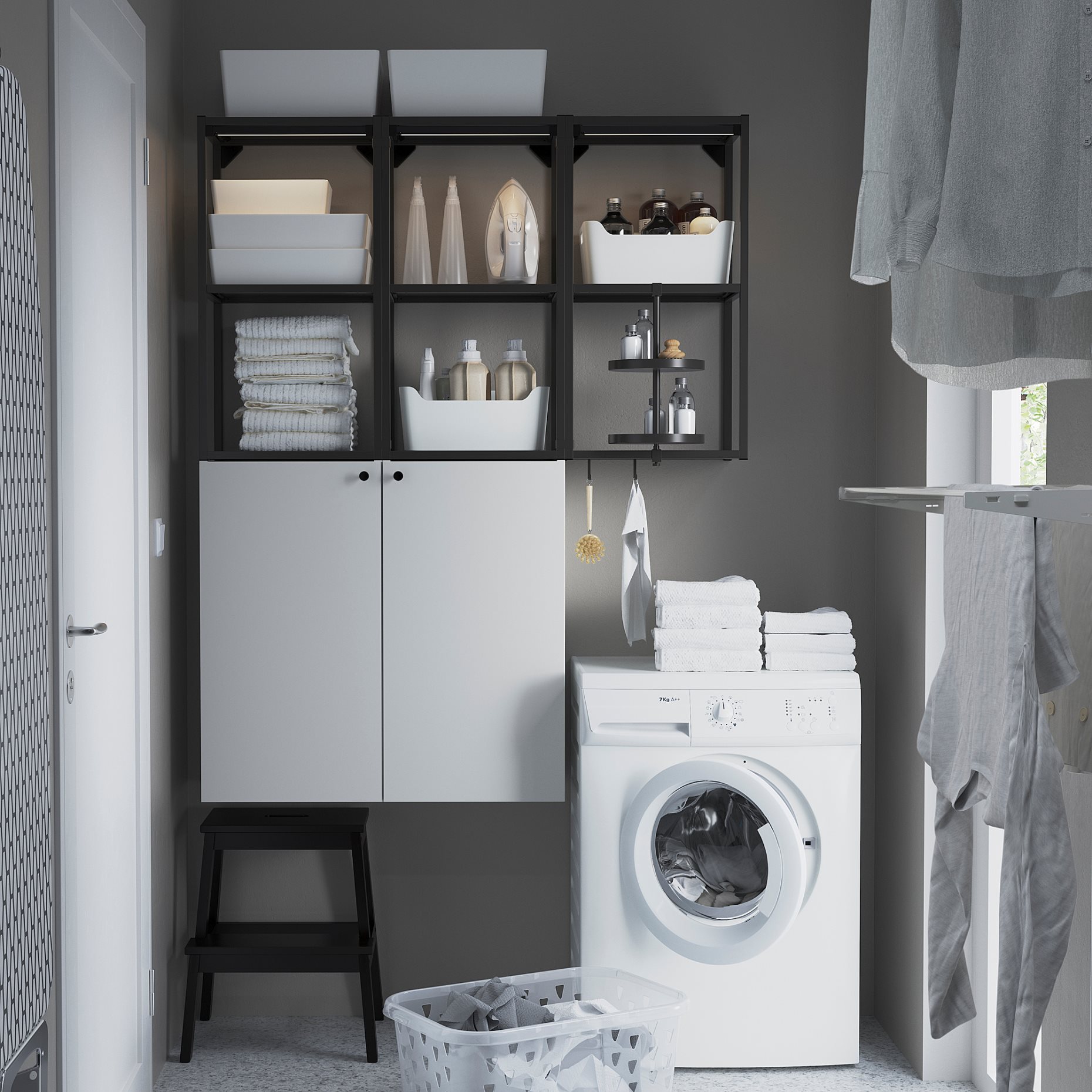 ENHET, wall storage combination, 793.314.55