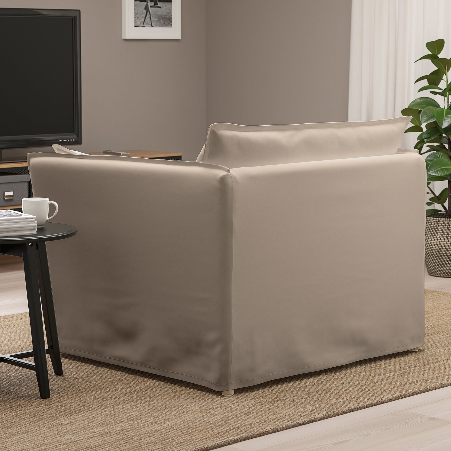 BACKSÄLEN, 1,5-seat armchair, 793.932.07