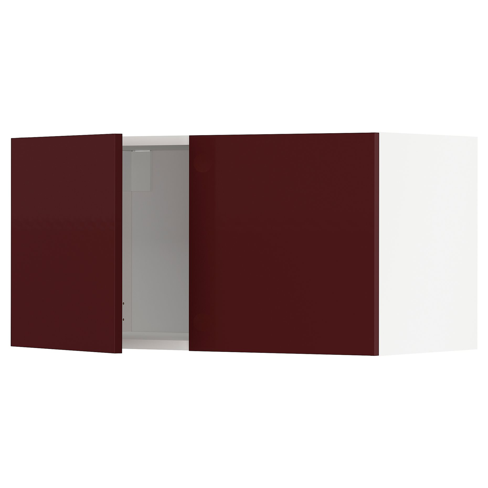 METOD, ντουλάπι τοίχου με 2 πόρτες, 80x40 cm, 794.672.41