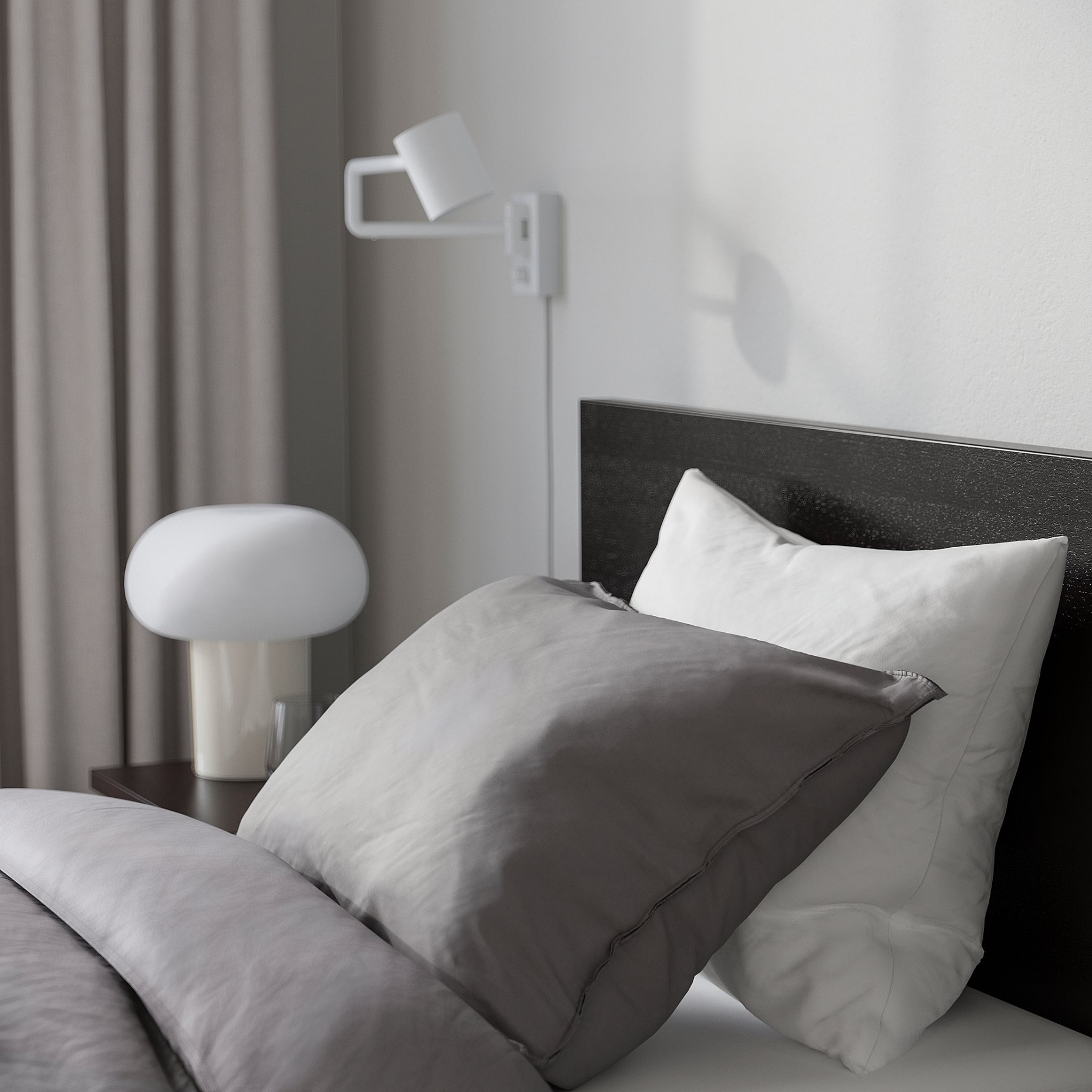 MALM, bed frame/high with 2 storage boxes, 90X200 cm, 794.949.75