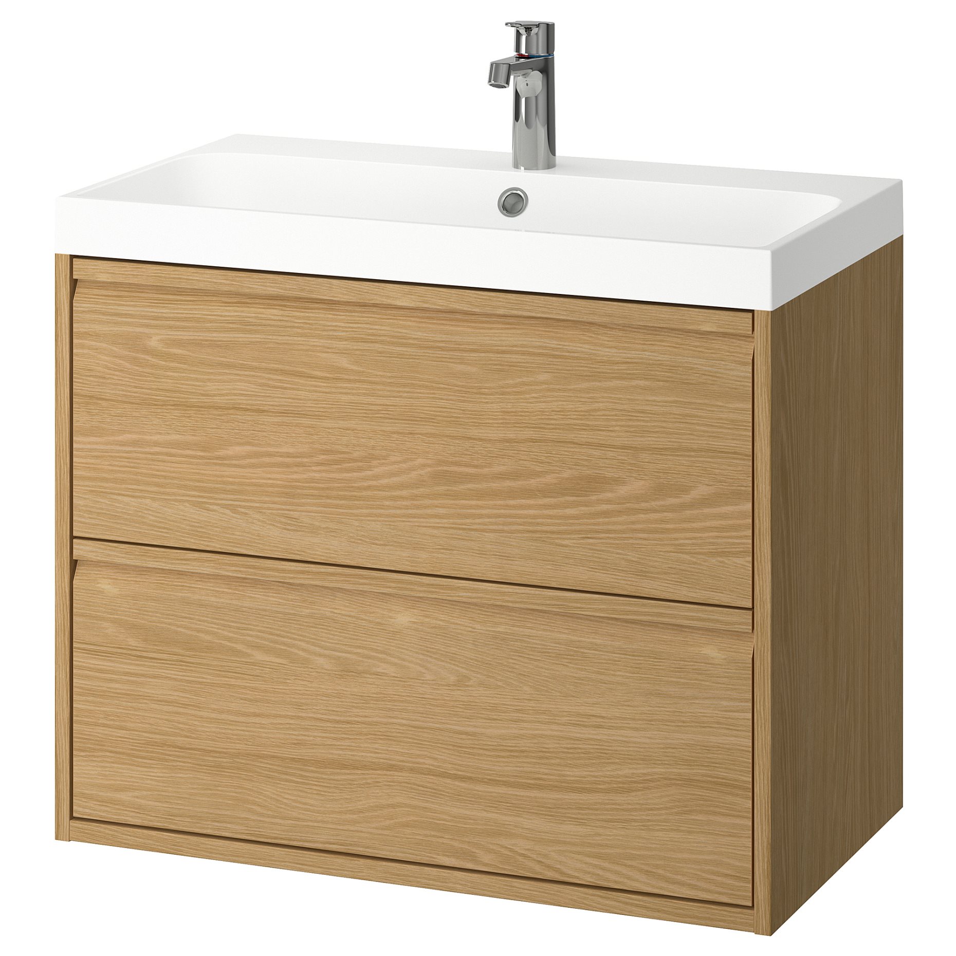 ANGSJON/BACKSJON, wash-stand with drawers/wash-basin/tap, 80x48x69 cm, 795.139.93