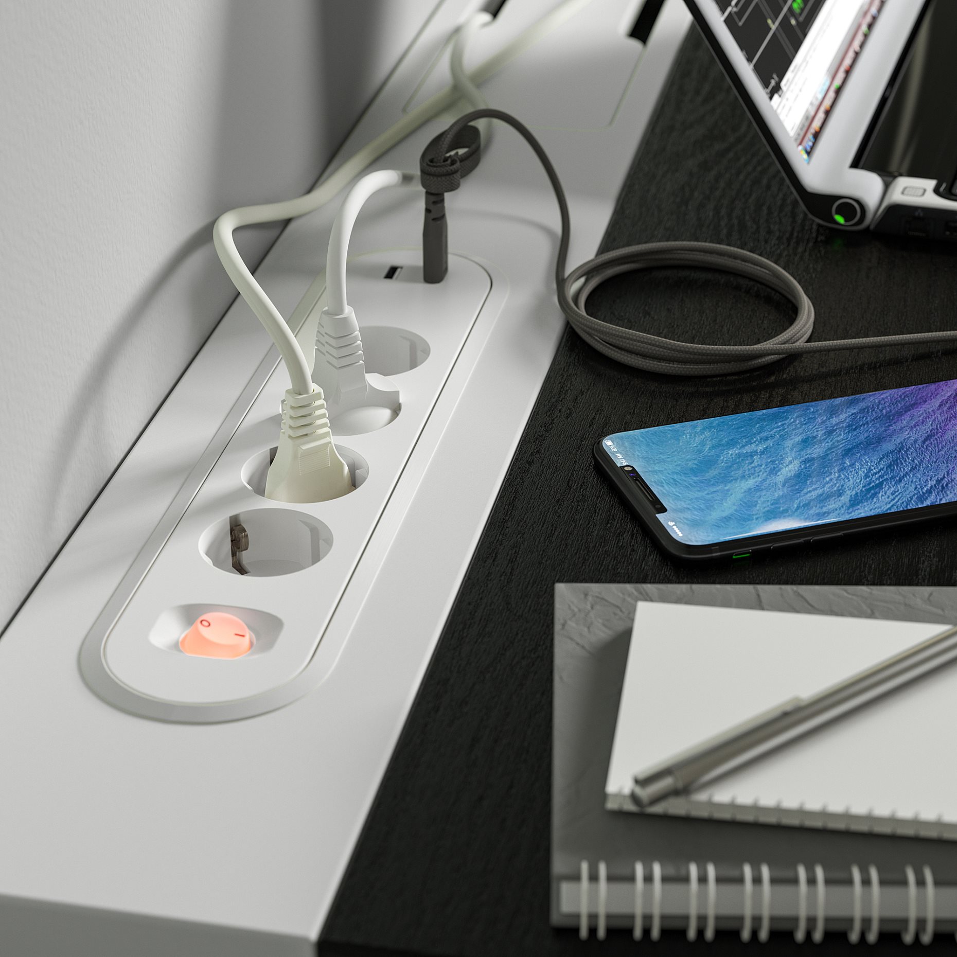 MITTZON, desk, 140x60 cm, 795.280.46