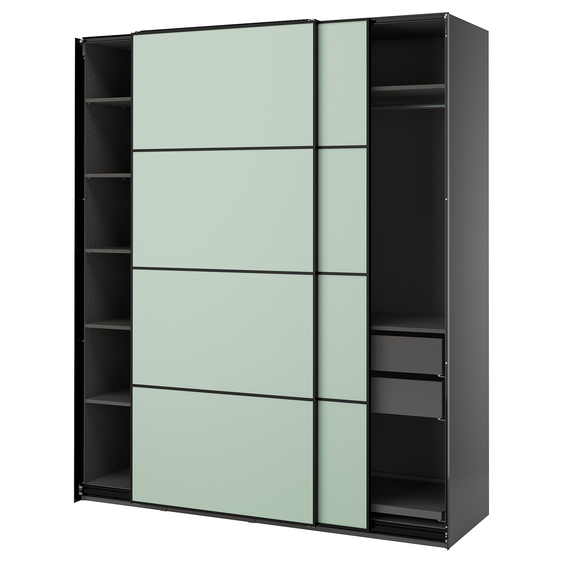 PAX/MEHAMN, wardrobe combination, 200x66x236 cm, 795.517.58