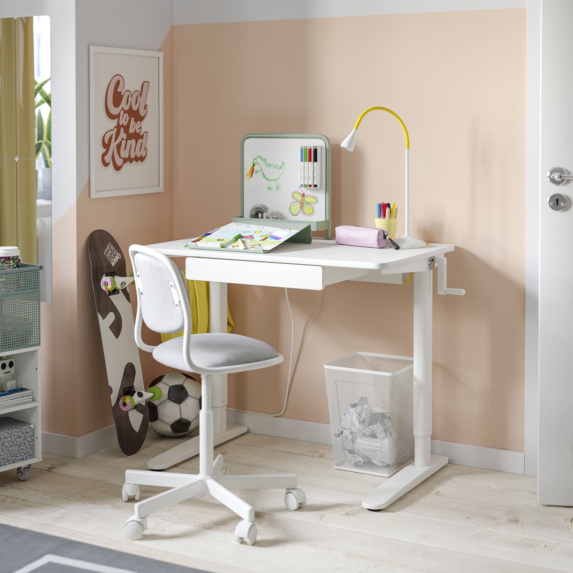 RELATERA, desk combination sit/stand, 90x60 cm, 795.558.03